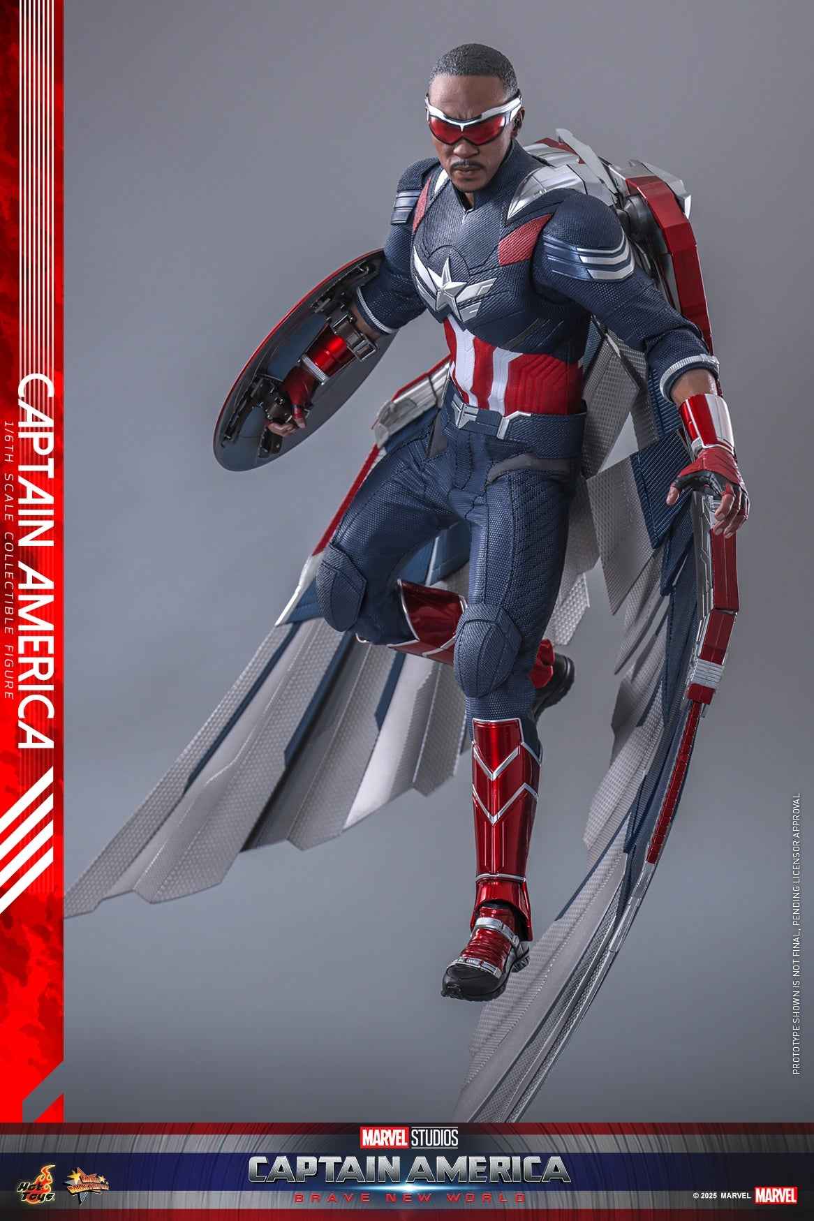 Marvel ~ Hot Toys ~ Captain America Brave New World ~ Licensed Action Figure - Santoryu Resins Collectors