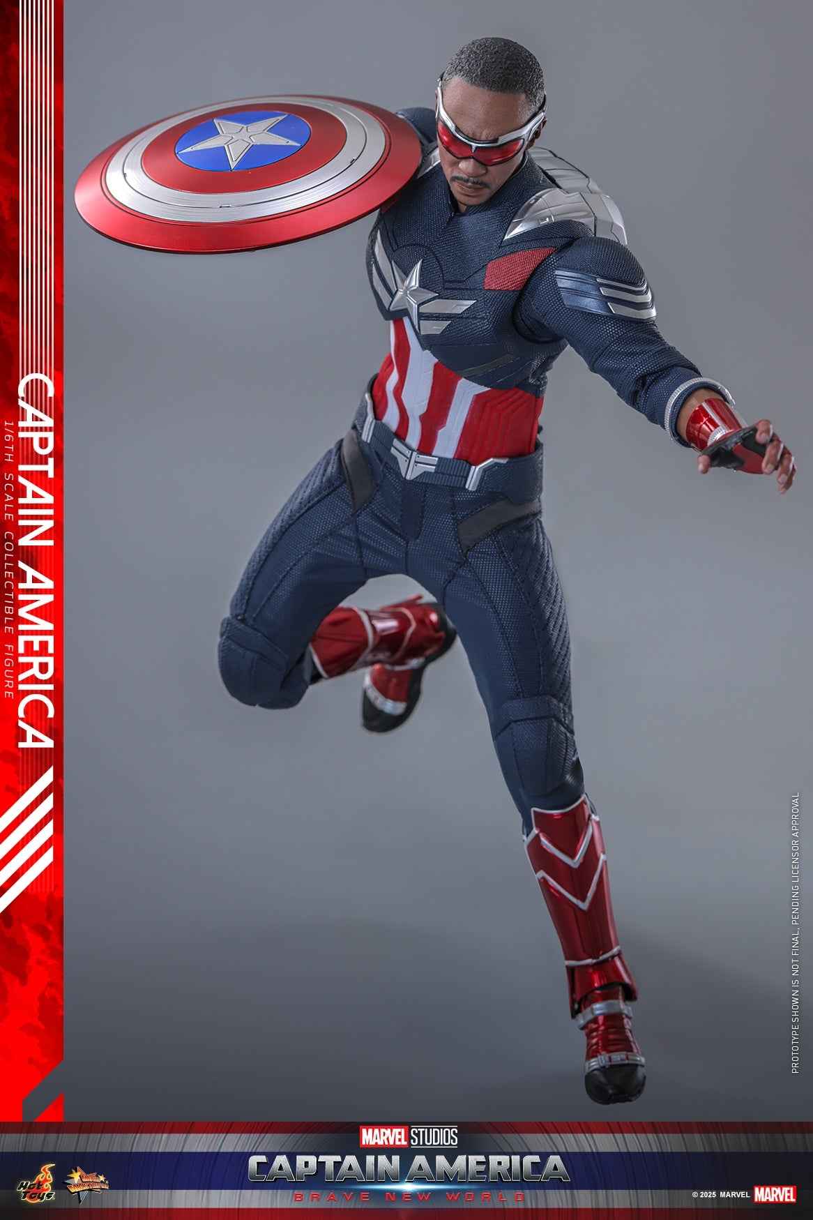 Marvel ~ Hot Toys ~ Captain America Brave New World ~ Licensed Action Figure - Santoryu Resins Collectors
