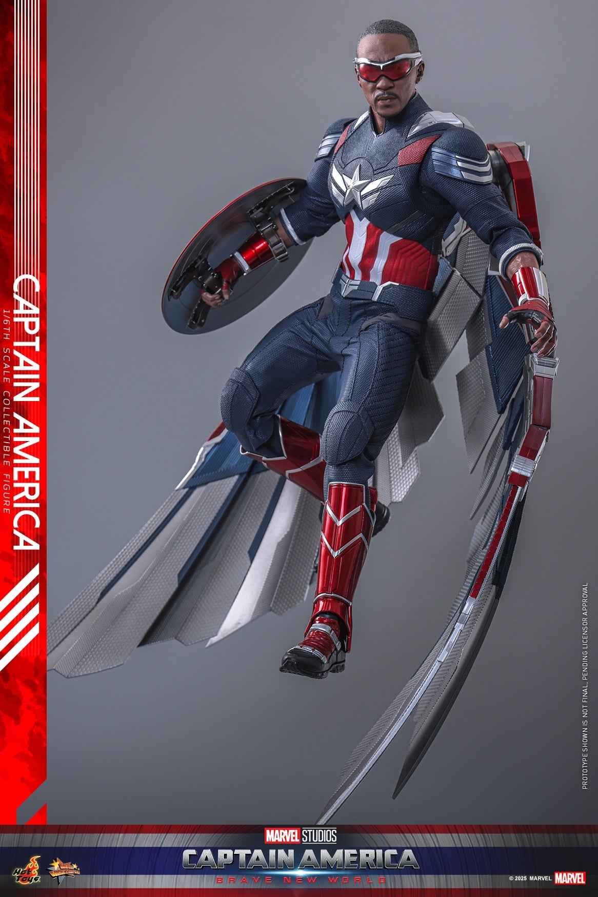 Marvel ~ Hot Toys ~ Captain America Brave New World ~ Licensed Action Figure - Santoryu Resins Collectors