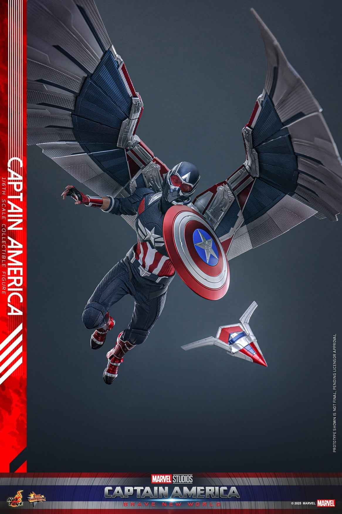 Marvel ~ Hot Toys ~ Captain America Brave New World ~ Licensed Action Figure - Santoryu Resins Collectors