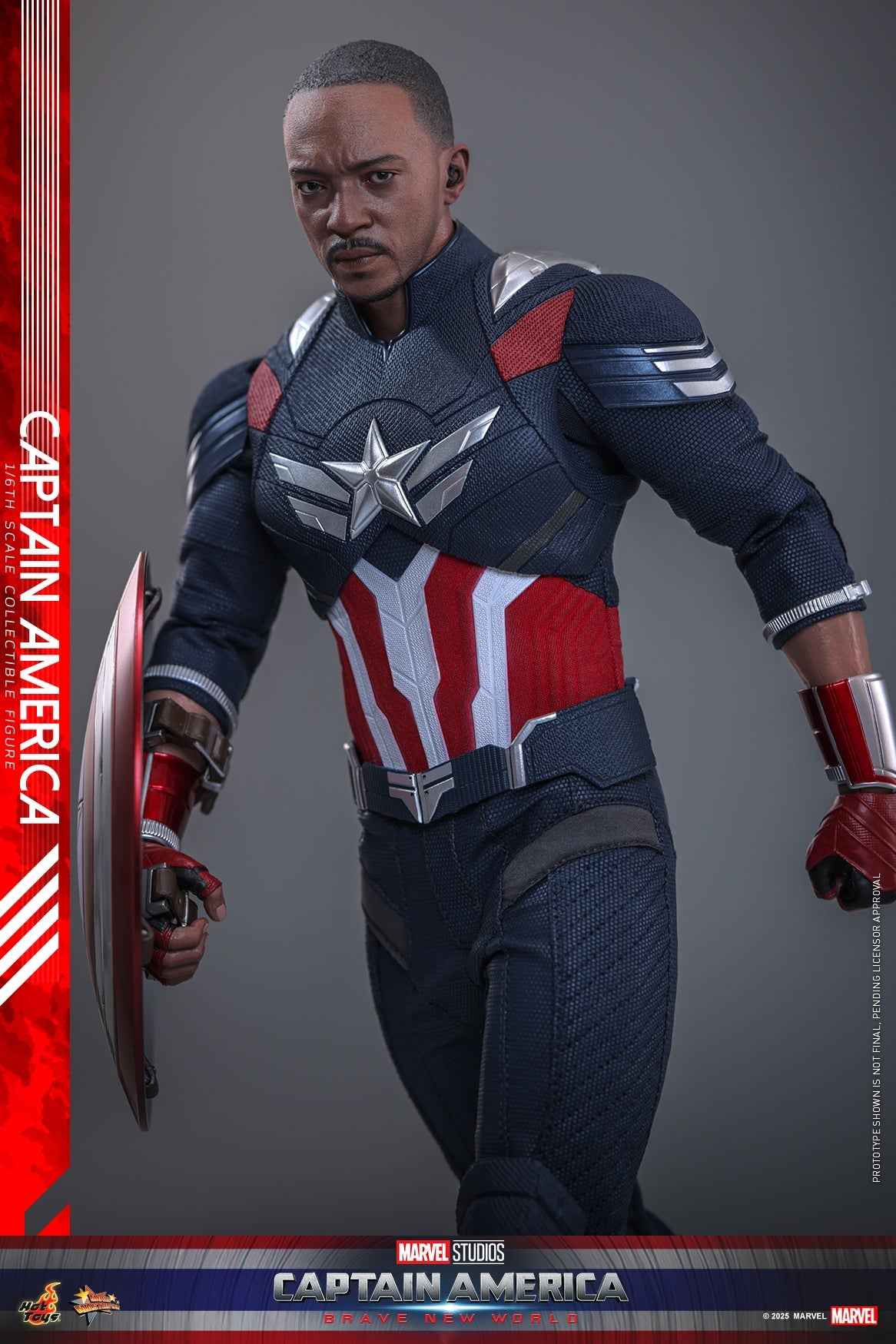 Marvel ~ Hot Toys ~ Captain America Brave New World ~ Licensed Action Figure - Santoryu Resins Collectors