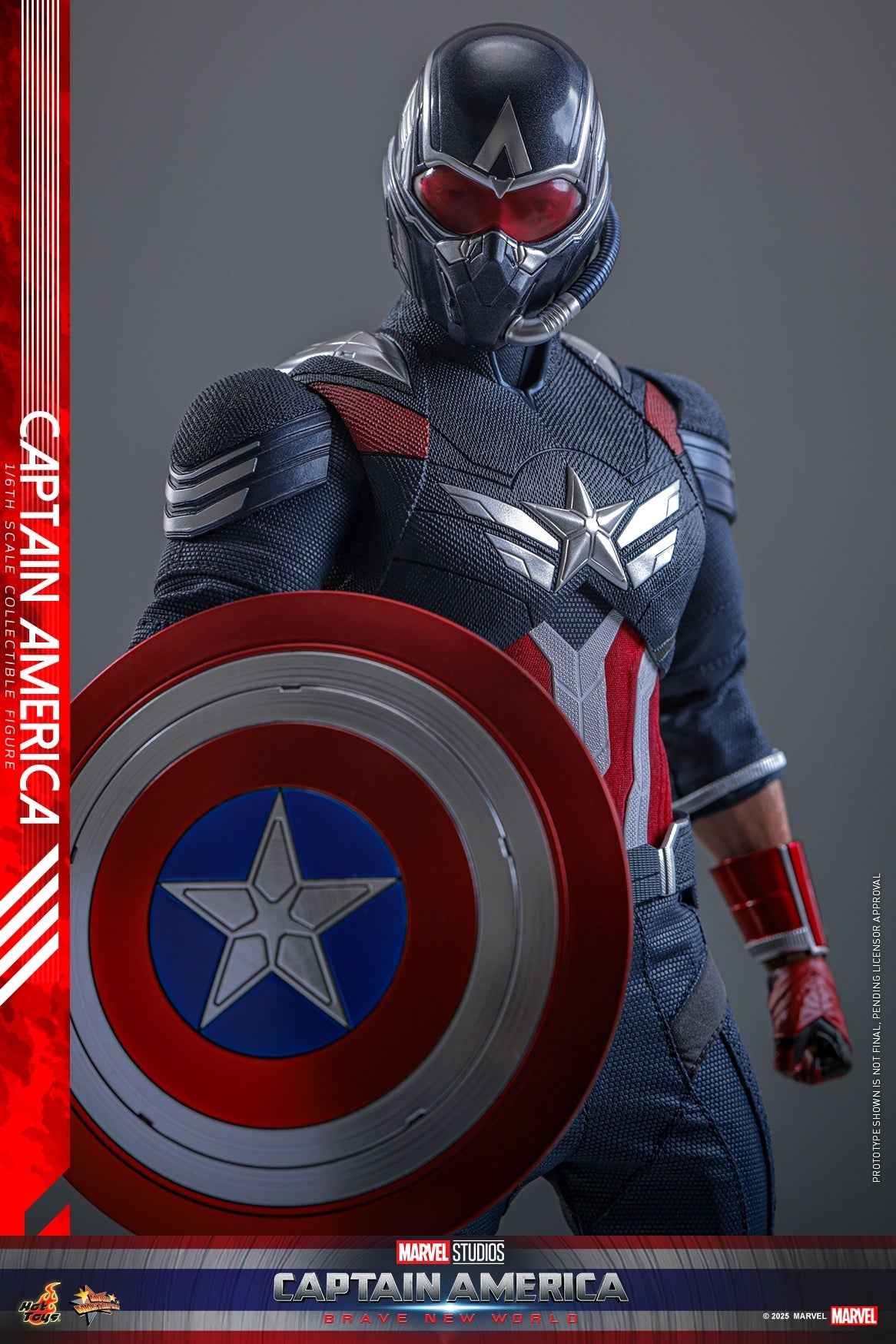 Marvel ~ Hot Toys ~ Captain America Brave New World ~ Licensed Action Figure - Santoryu Resins Collectors