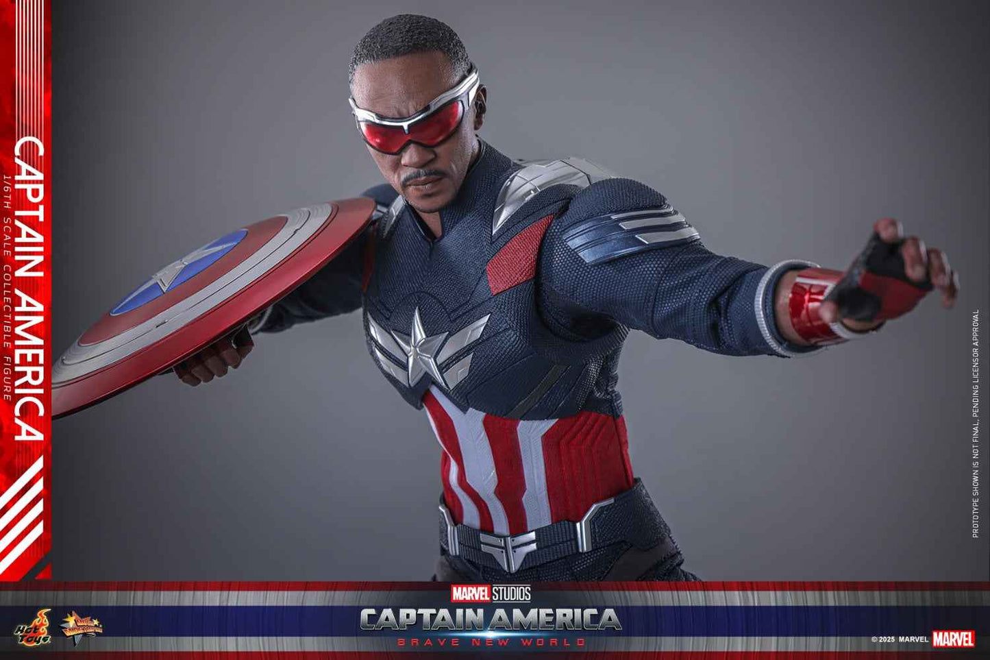 Marvel ~ Hot Toys ~ Captain America Brave New World ~ Licensed Action Figure - Santoryu Resins Collectors