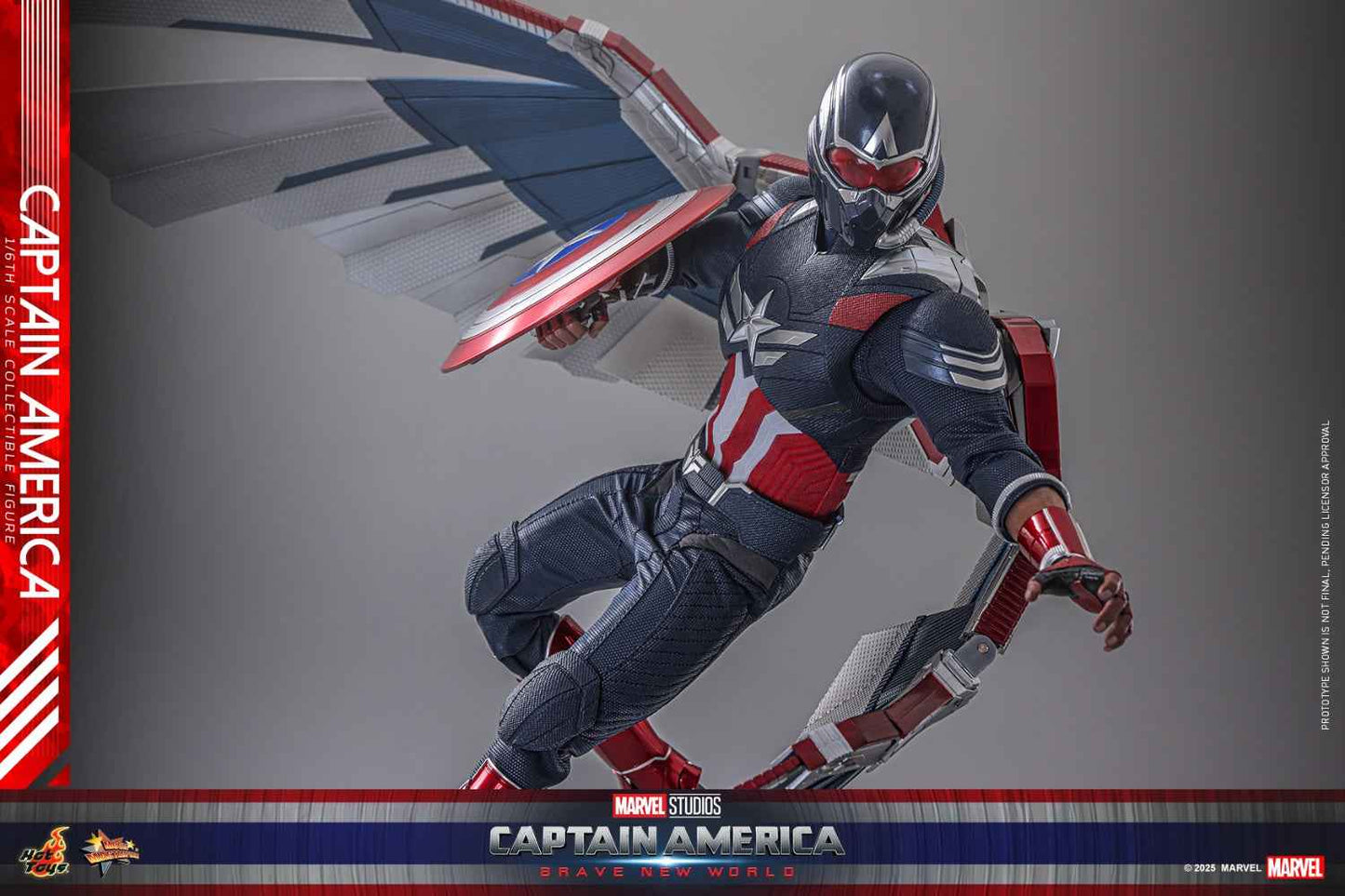 Marvel ~ Hot Toys ~ Captain America Brave New World ~ Licensed Action Figure - Santoryu Resins Collectors