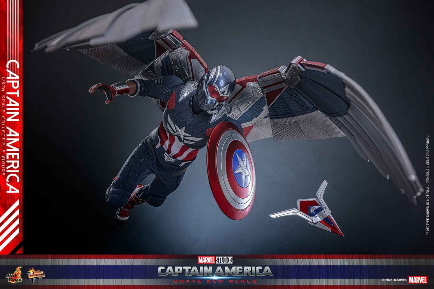 Marvel ~ Hot Toys ~ Captain America Brave New World ~ Licensed Action Figure - Santoryu Resins Collectors