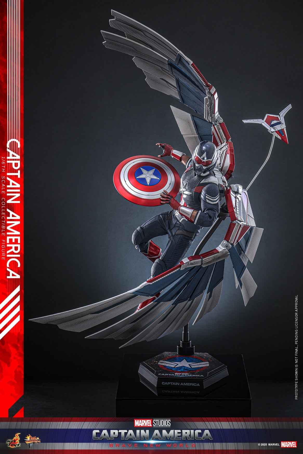 Marvel ~ Hot Toys ~ Captain America Brave New World ~ Licensed Action Figure - Santoryu Resins Collectors