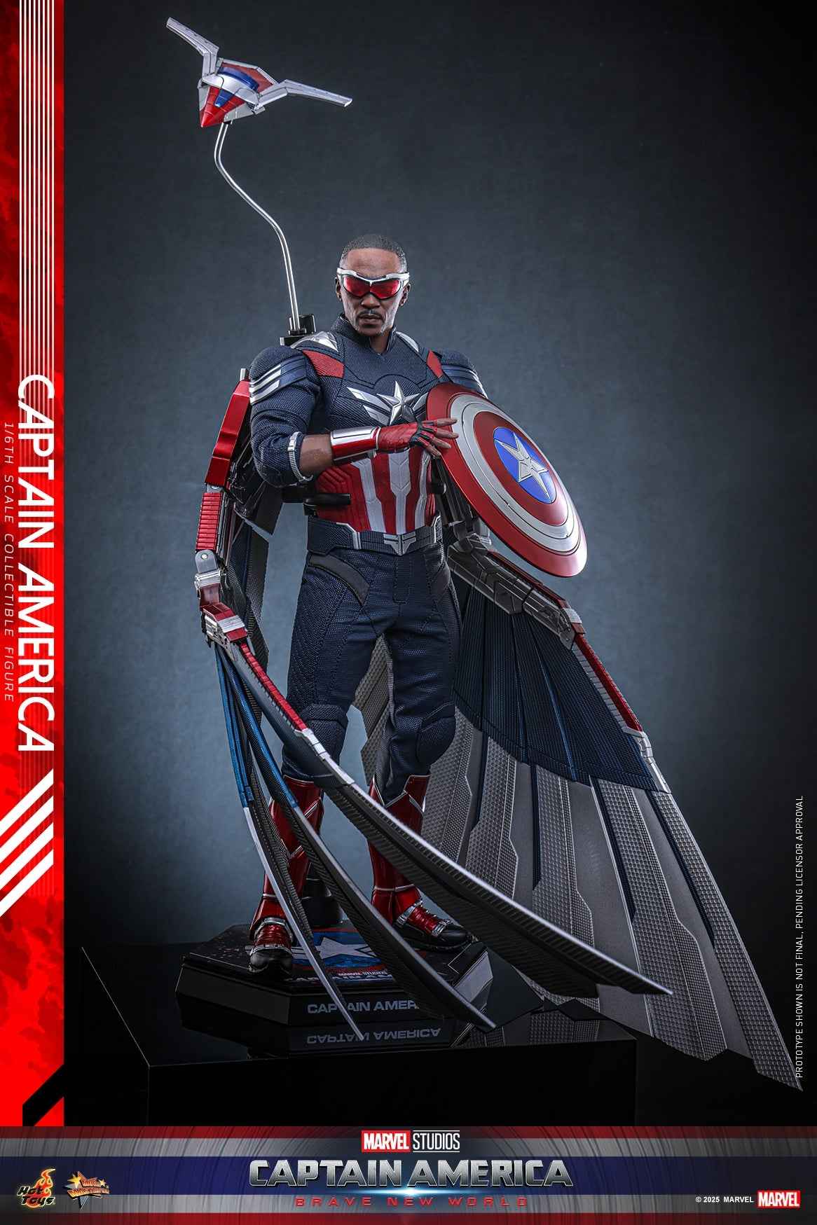 Marvel ~ Hot Toys ~ Captain America Brave New World ~ Licensed Action Figure - Santoryu Resins Collectors
