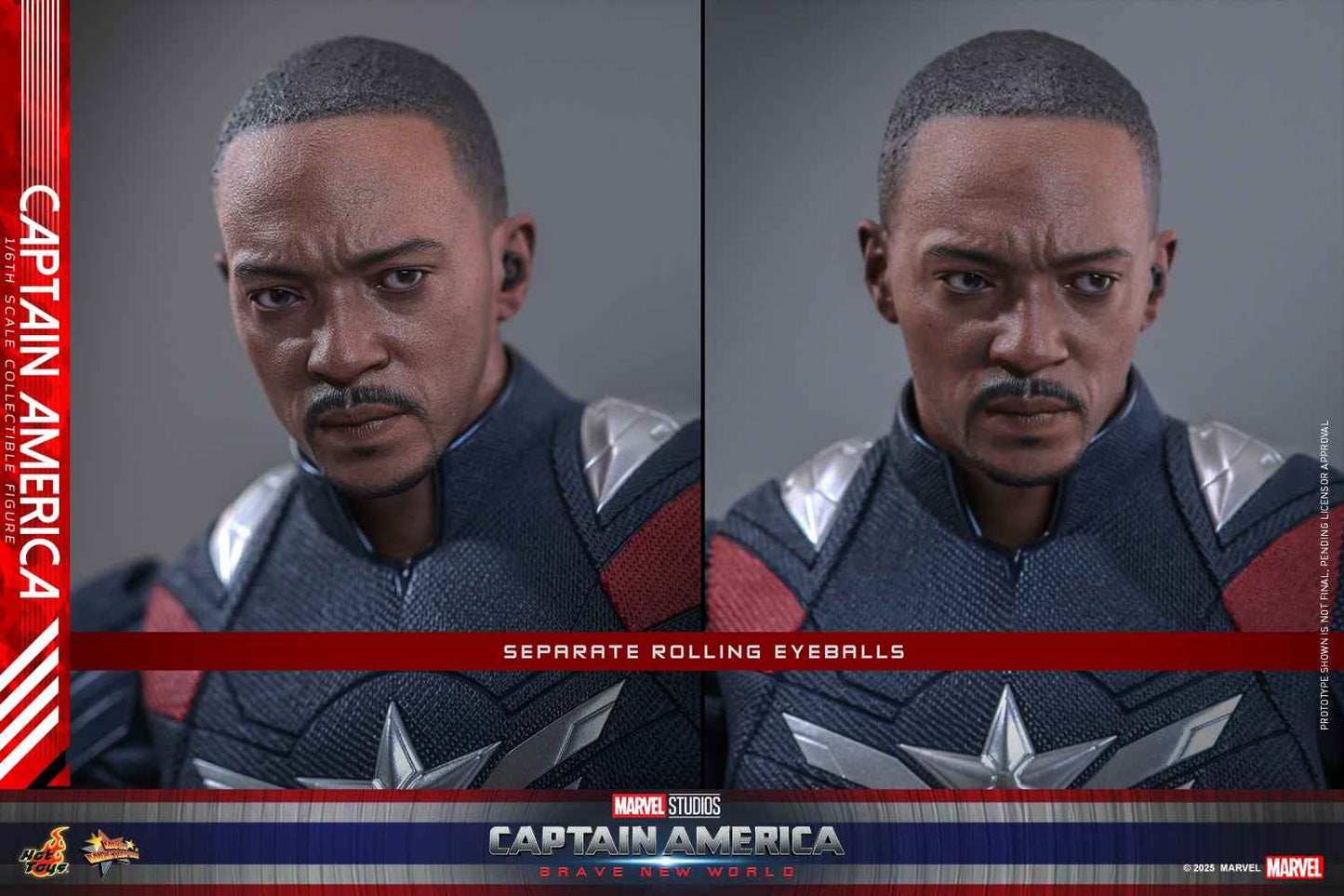 Marvel ~ Hot Toys ~ Captain America Brave New World ~ Licensed Action Figure - Santoryu Resins Collectors