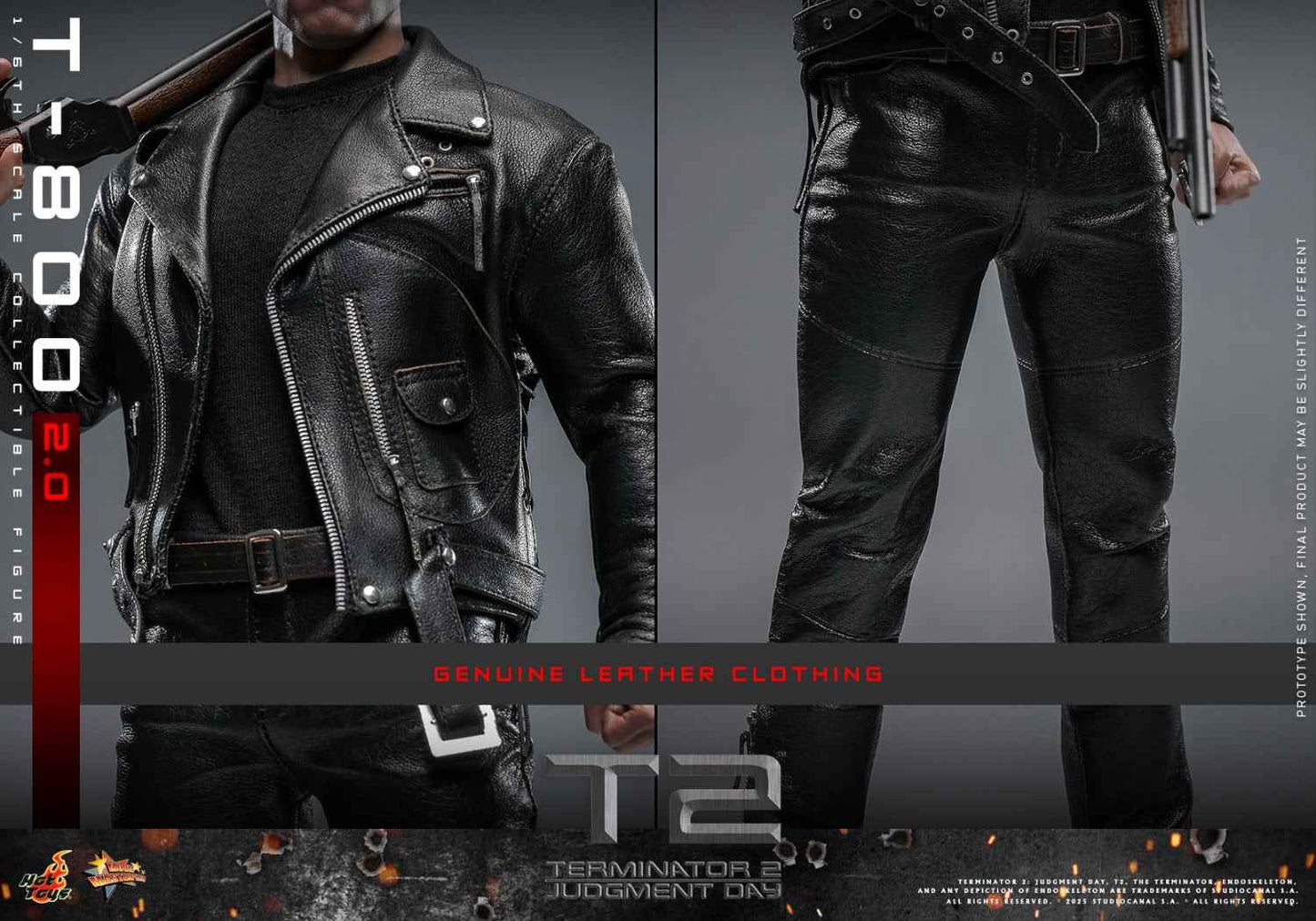 Terminator ~ Hot Toys ~ T-800 (MMS795) ~ Licensed Action Figure - Santoryu Resins Collectors