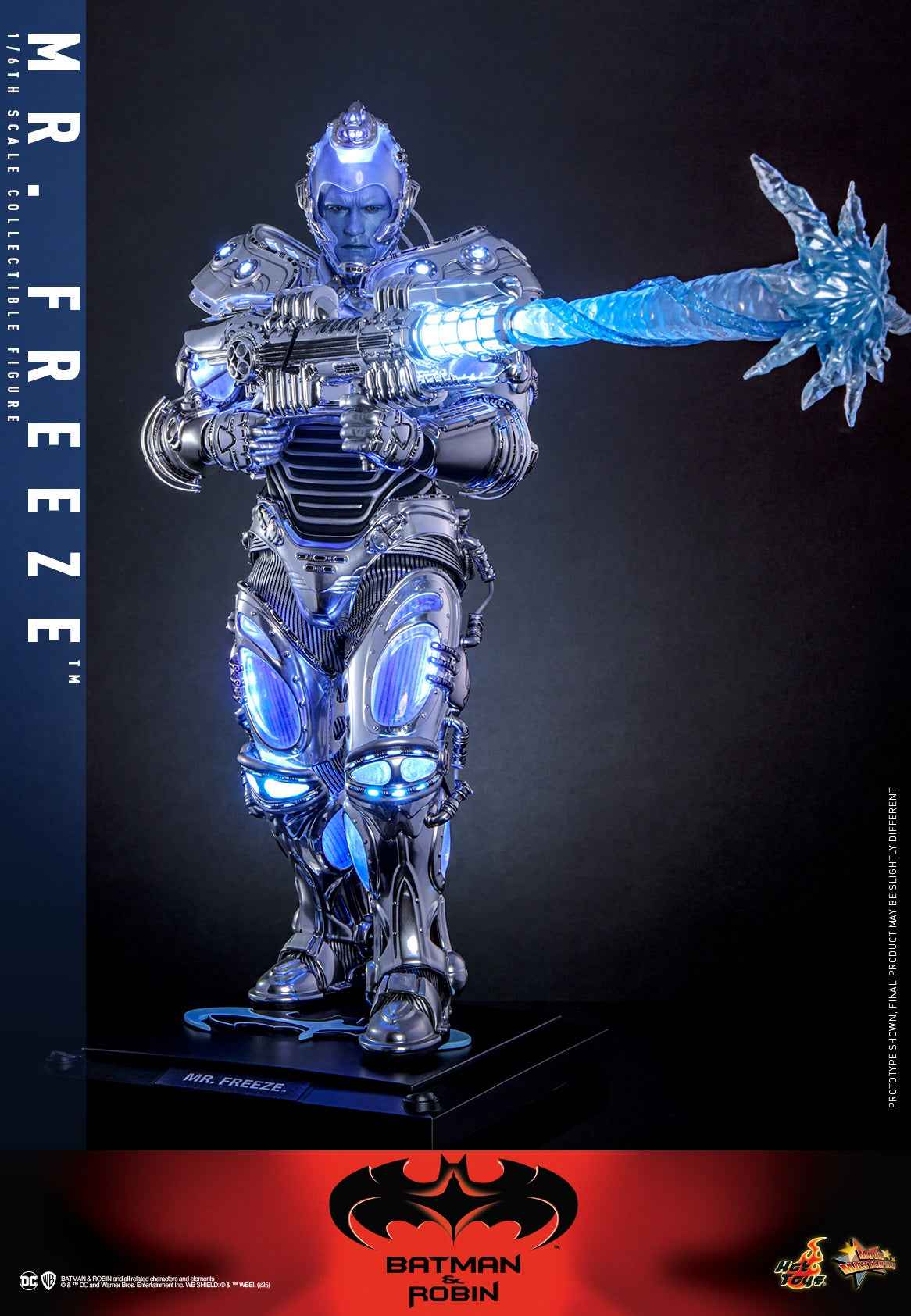DC Comics ~ Hot Toys ~ "Batman and Robin" Mr. Freeze Regular Edition MMS799 & Deluxe Edition MMS800 ~ Licensed Action Figure - Santoryu Resins Collectors