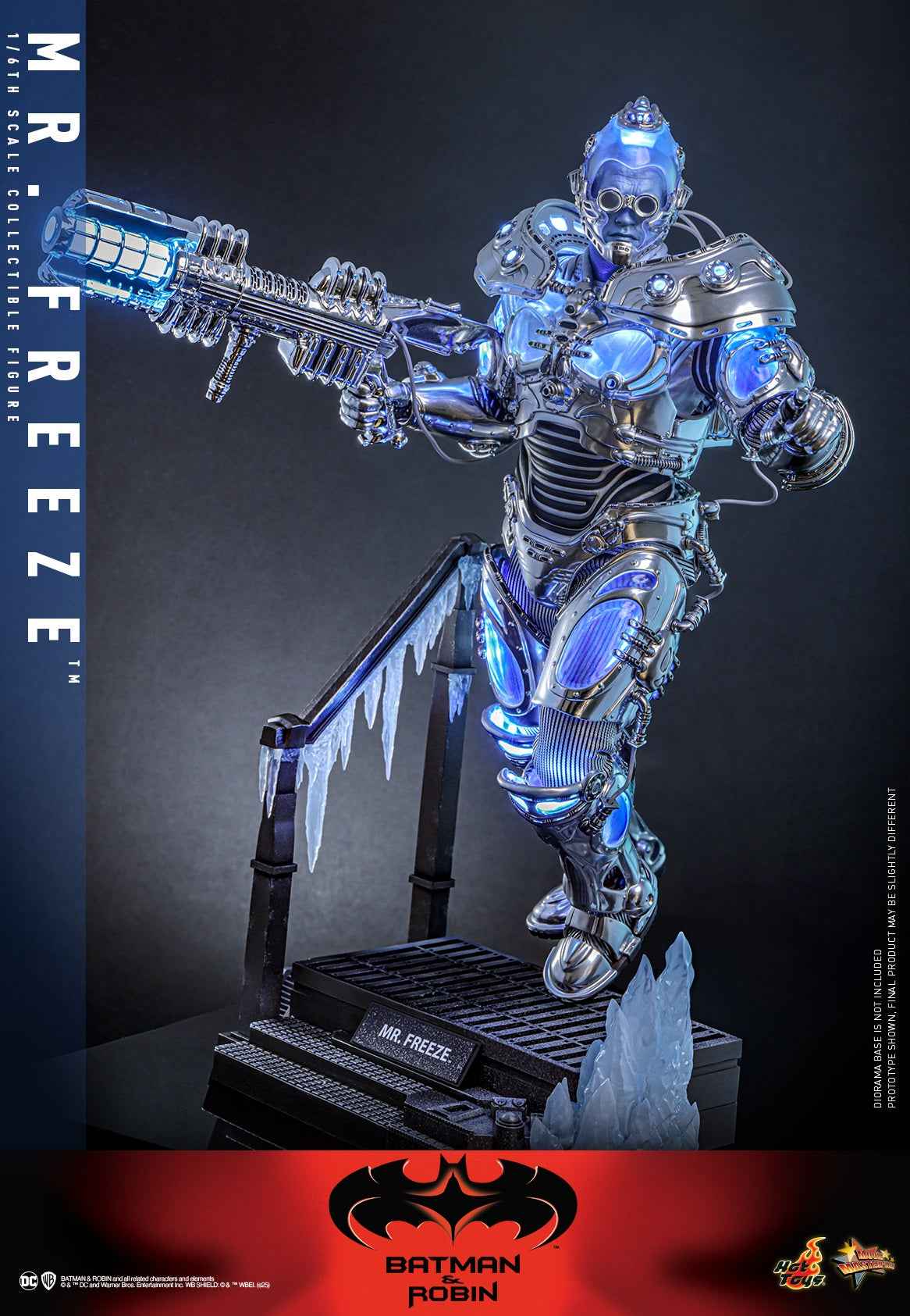 DC Comics ~ Hot Toys ~ "Batman and Robin" Mr. Freeze Regular Edition MMS799 & Deluxe Edition MMS800 ~ Licensed Action Figure - Santoryu Resins Collectors