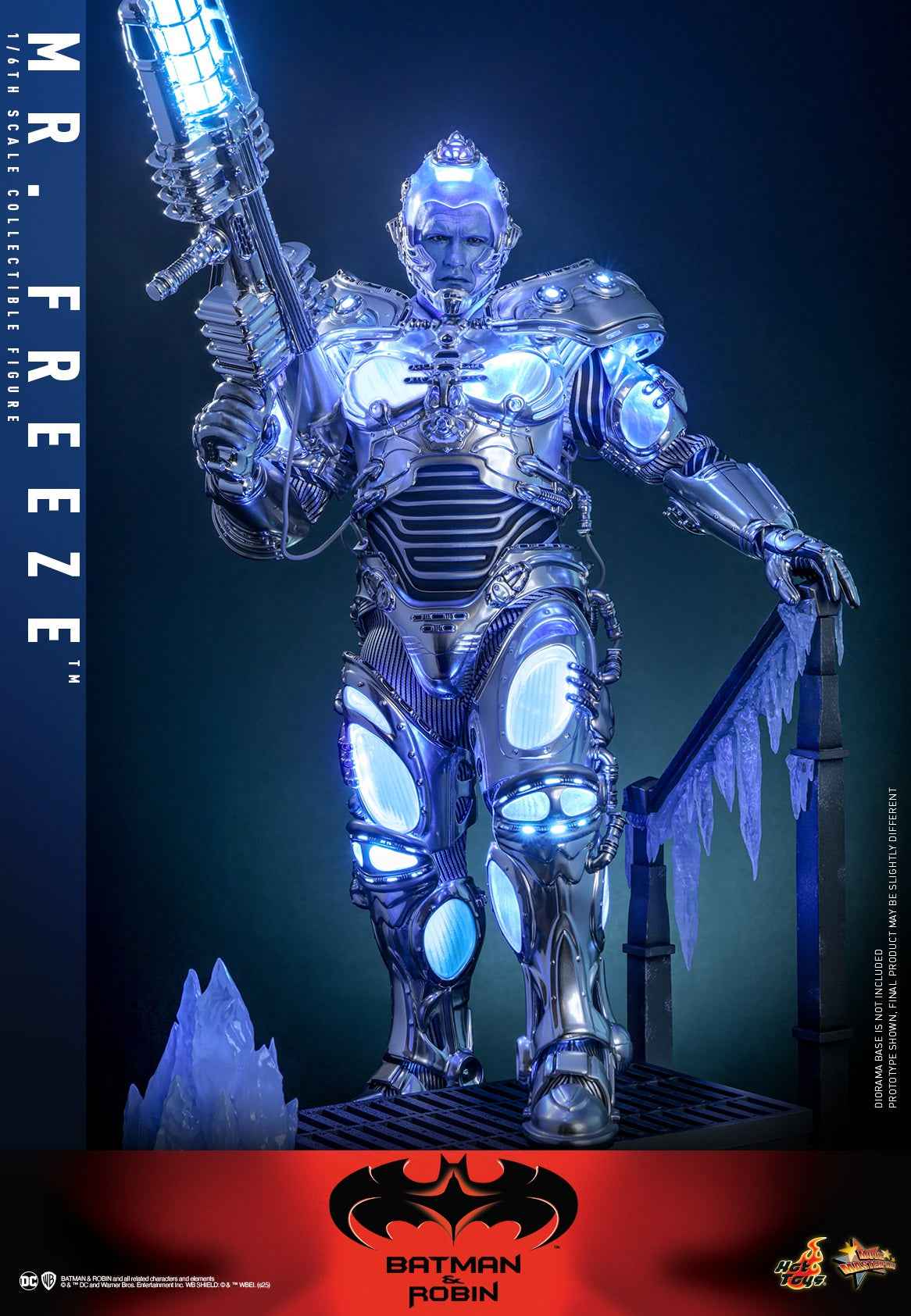 DC Comics ~ Hot Toys ~ "Batman and Robin" Mr. Freeze Regular Edition MMS799 & Deluxe Edition MMS800 ~ Licensed Action Figure - Santoryu Resins Collectors