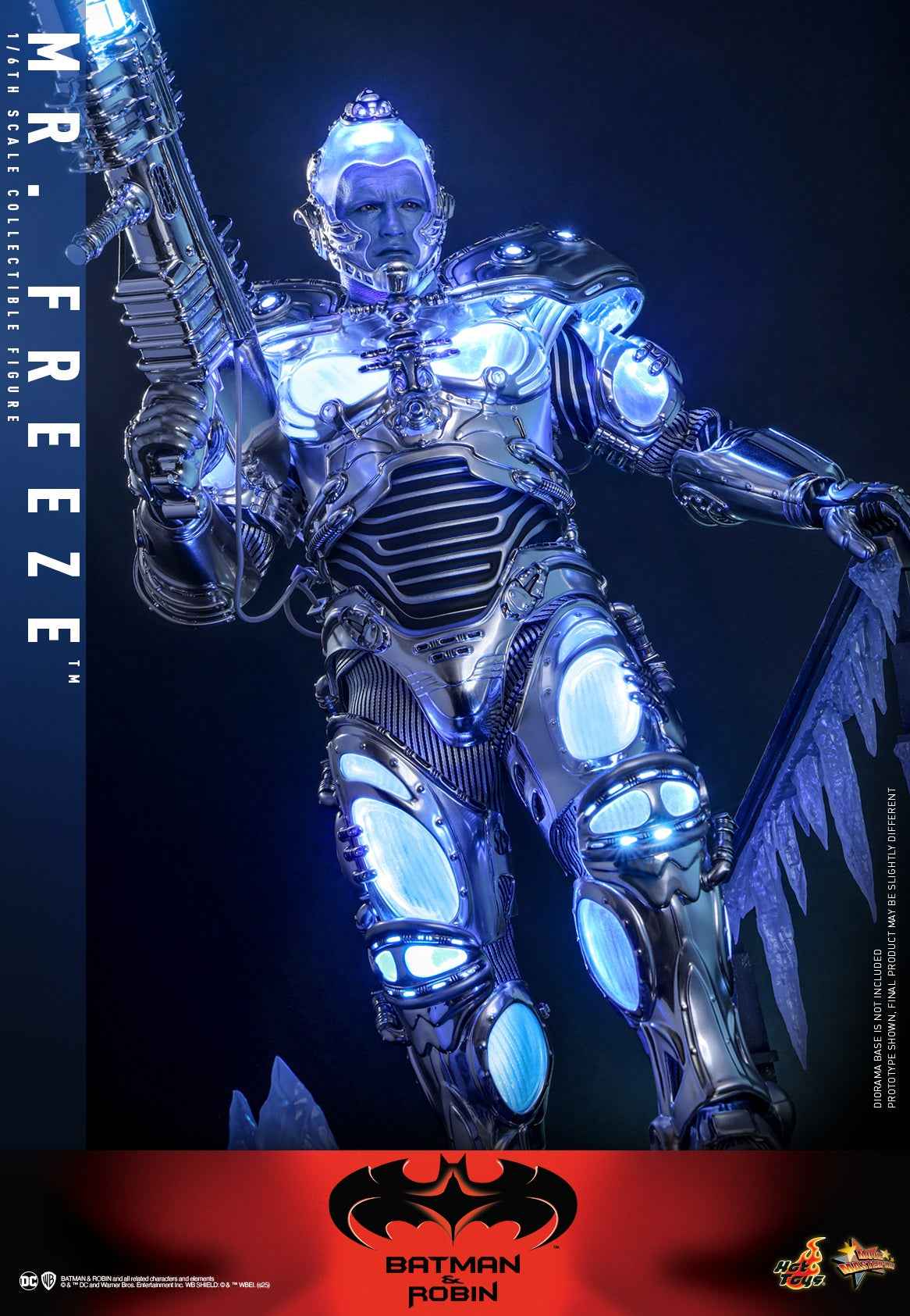 DC Comics ~ Hot Toys ~ "Batman and Robin" Mr. Freeze Regular Edition MMS799 & Deluxe Edition MMS800 ~ Licensed Action Figure - Santoryu Resins Collectors