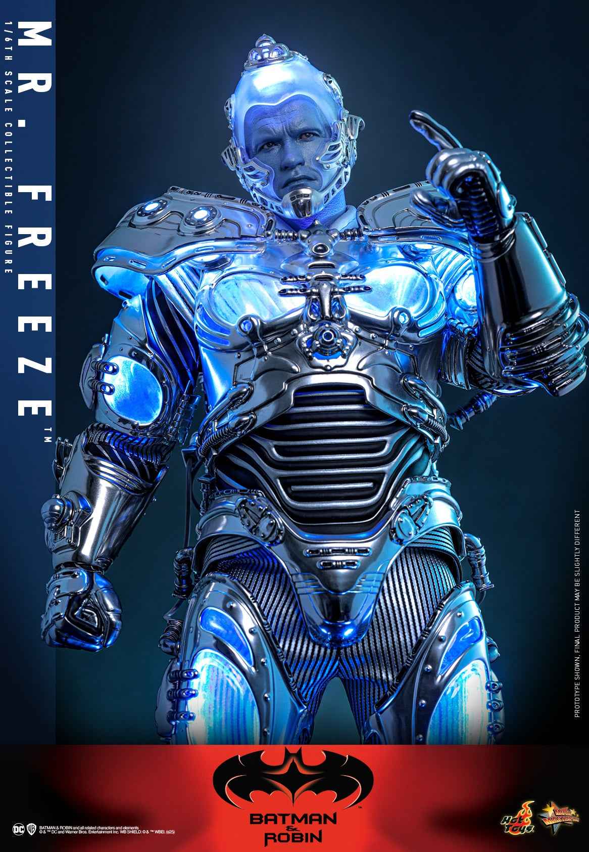 DC Comics ~ Hot Toys ~ "Batman and Robin" Mr. Freeze Regular Edition MMS799 & Deluxe Edition MMS800 ~ Licensed Action Figure - Santoryu Resins Collectors