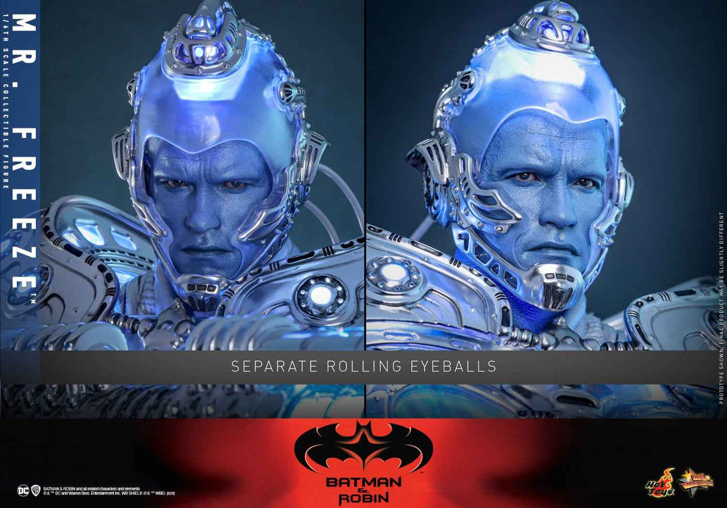 DC Comics ~ Hot Toys ~ "Batman and Robin" Mr. Freeze Regular Edition MMS799 & Deluxe Edition MMS800 ~ Licensed Action Figure - Santoryu Resins Collectors