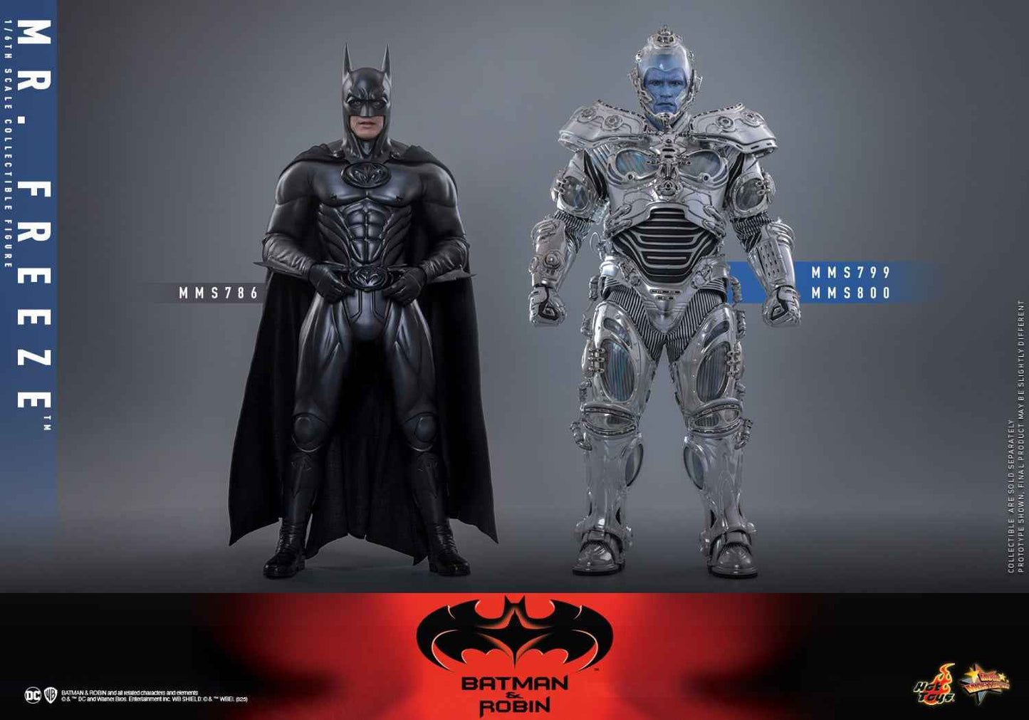 DC Comics ~ Hot Toys ~ "Batman and Robin" Mr. Freeze Regular Edition MMS799 & Deluxe Edition MMS800 ~ Licensed Action Figure - Santoryu Resins Collectors