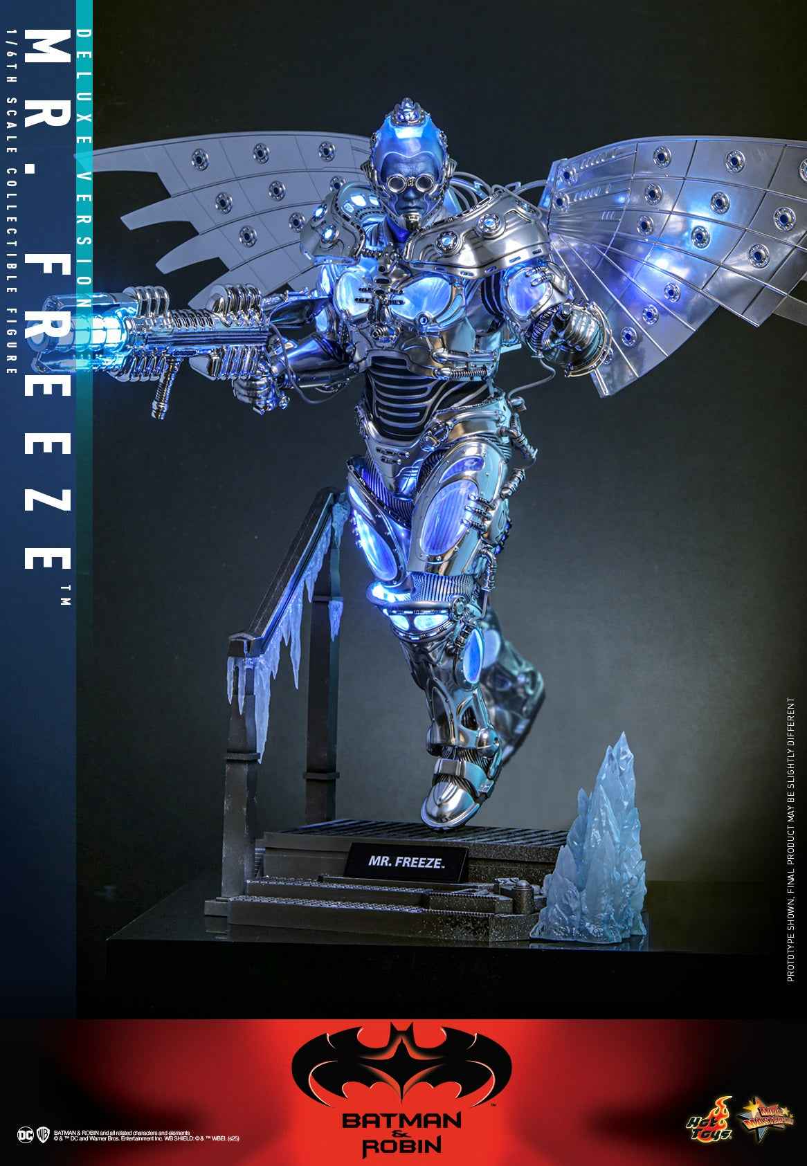 DC Comics ~ Hot Toys ~ "Batman and Robin" Mr. Freeze Regular Edition MMS799 & Deluxe Edition MMS800 ~ Licensed Action Figure - Santoryu Resins Collectors