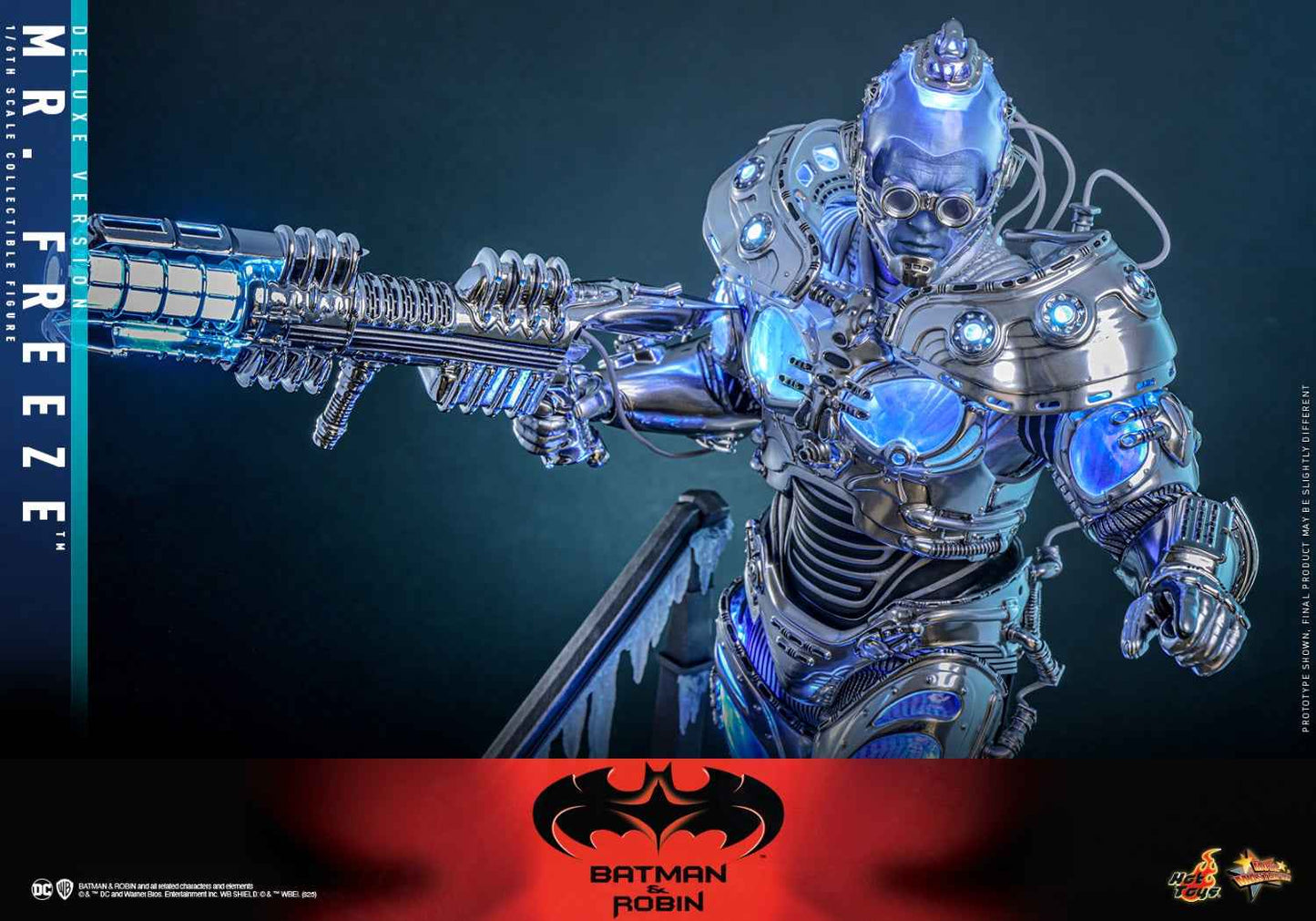 DC Comics ~ Hot Toys ~ "Batman and Robin" Mr. Freeze Regular Edition MMS799 & Deluxe Edition MMS800 ~ Licensed Action Figure - Santoryu Resins Collectors