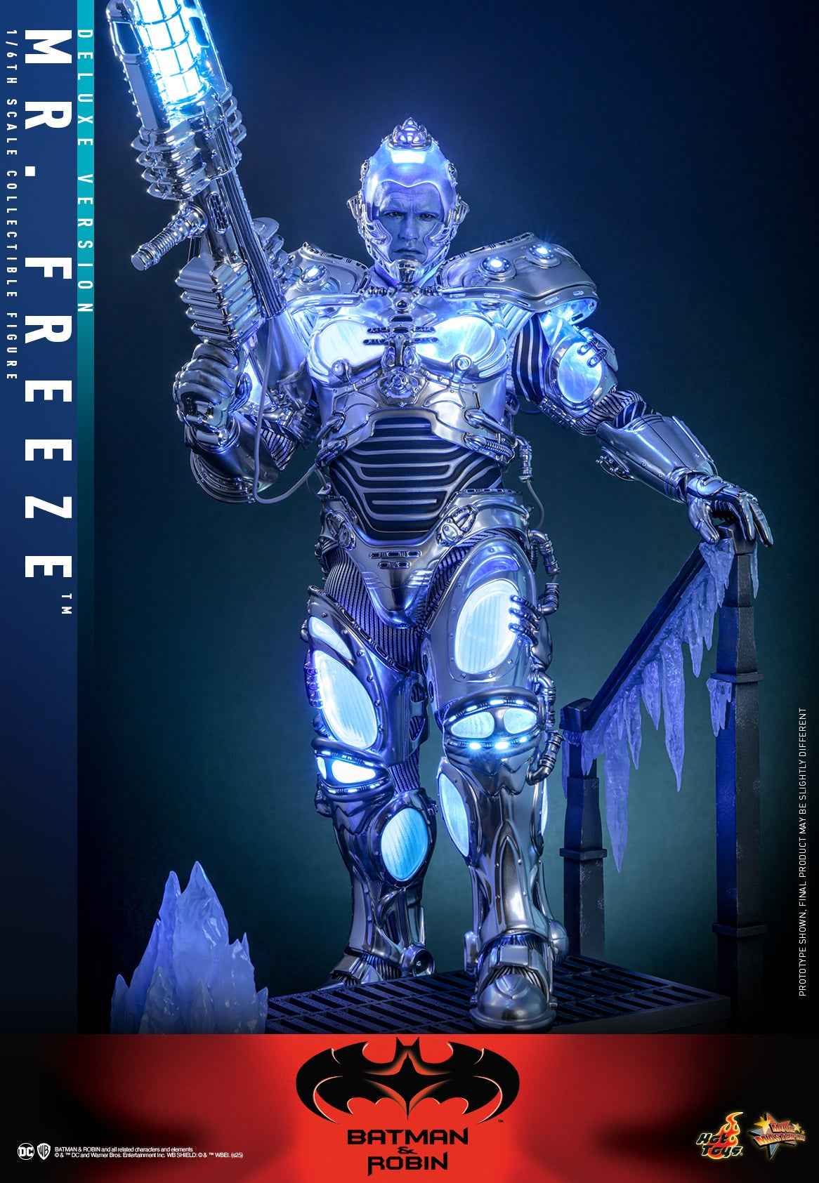 DC Comics ~ Hot Toys ~ "Batman and Robin" Mr. Freeze Regular Edition MMS799 & Deluxe Edition MMS800 ~ Licensed Action Figure - Santoryu Resins Collectors
