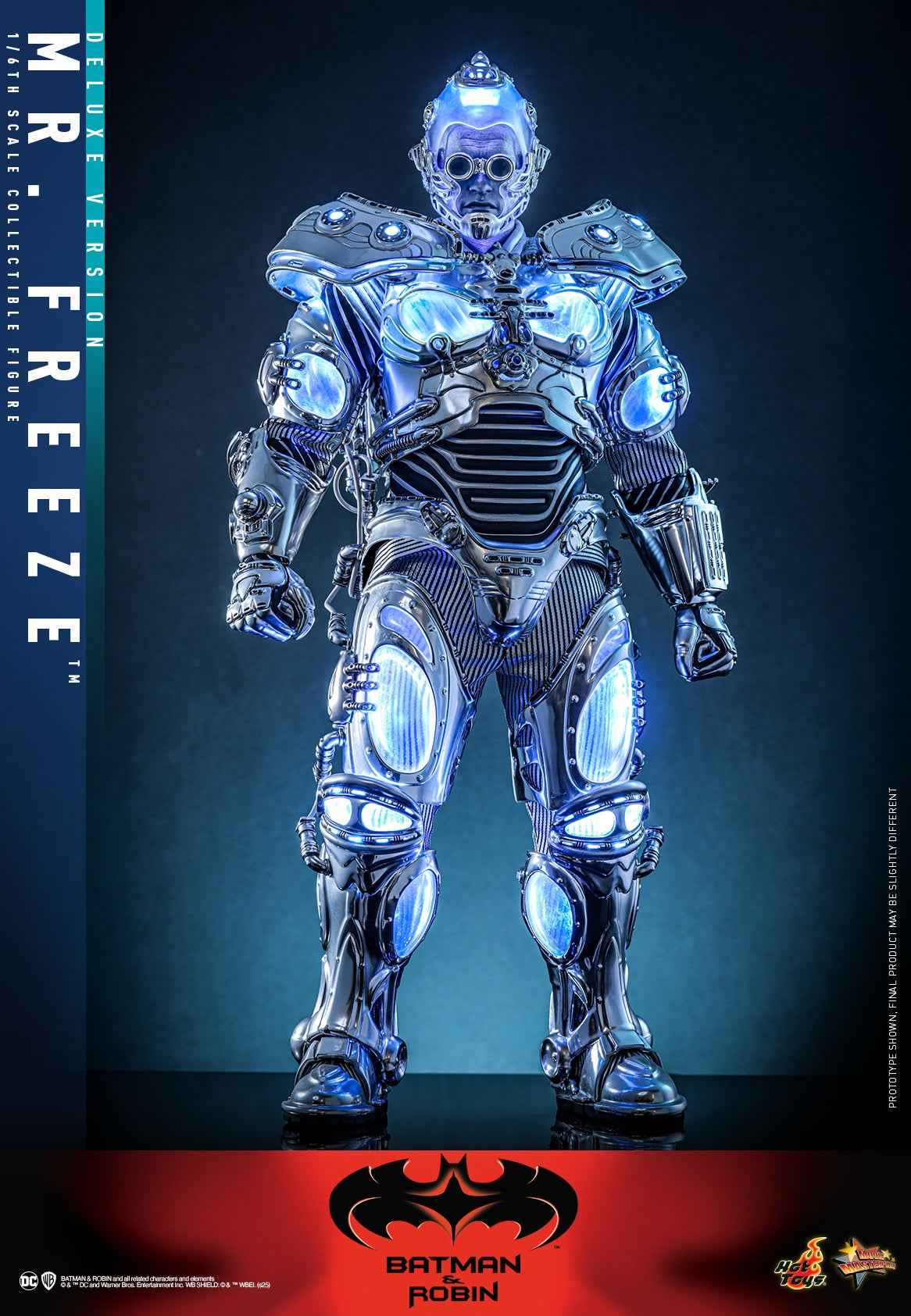 DC Comics ~ Hot Toys ~ "Batman and Robin" Mr. Freeze Regular Edition MMS799 & Deluxe Edition MMS800 ~ Licensed Action Figure - Santoryu Resins Collectors