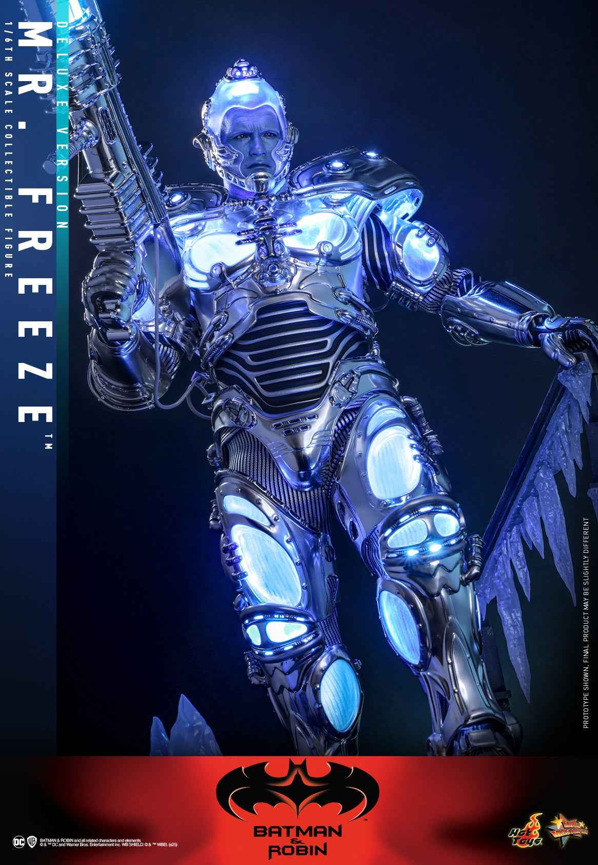 DC Comics ~ Hot Toys ~ "Batman and Robin" Mr. Freeze Regular Edition MMS799 & Deluxe Edition MMS800 ~ Licensed Action Figure - Santoryu Resins Collectors