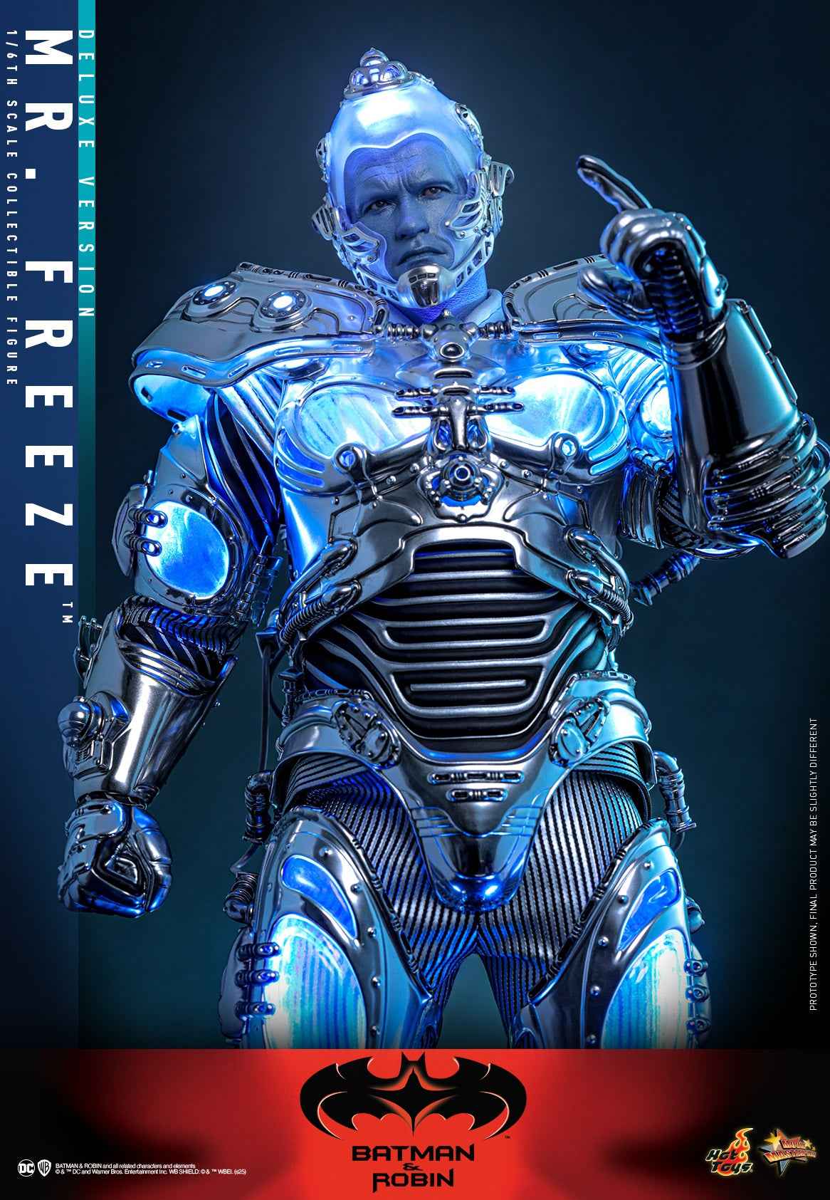 DC Comics ~ Hot Toys ~ "Batman and Robin" Mr. Freeze Regular Edition MMS799 & Deluxe Edition MMS800 ~ Licensed Action Figure - Santoryu Resins Collectors