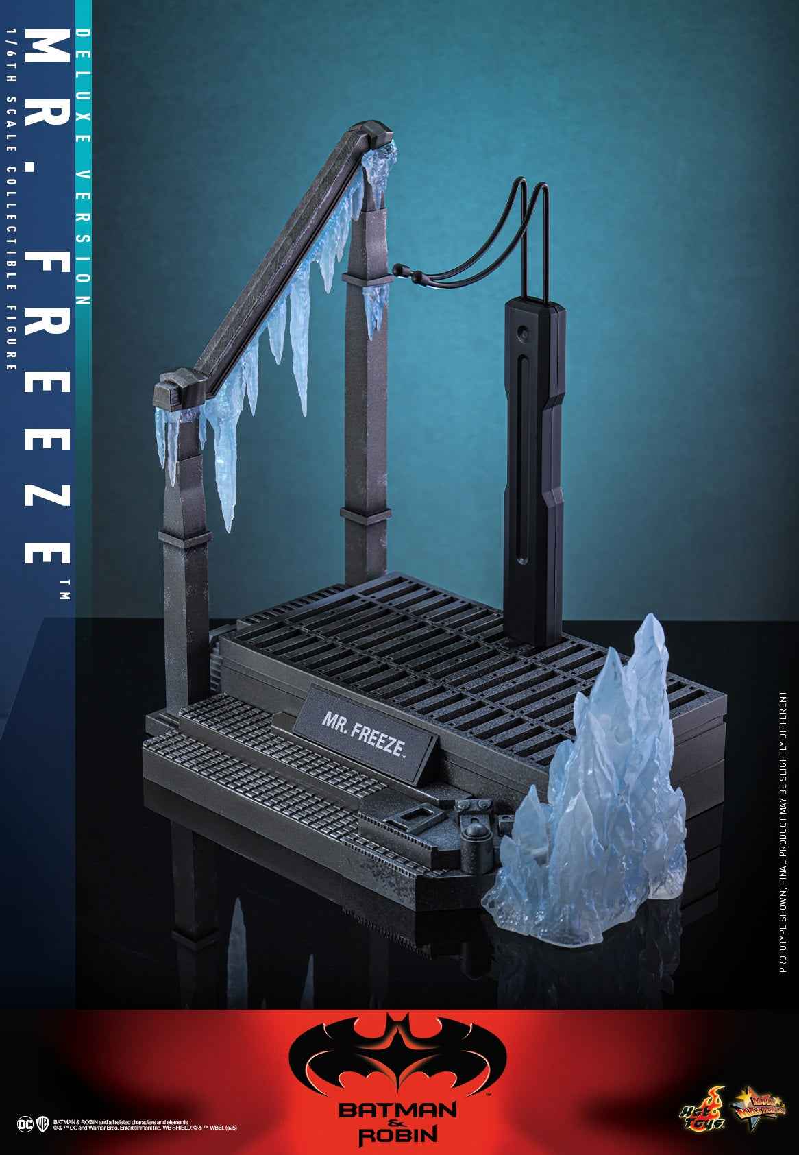 DC Comics ~ Hot Toys ~ "Batman and Robin" Mr. Freeze Regular Edition MMS799 & Deluxe Edition MMS800 ~ Licensed Action Figure - Santoryu Resins Collectors