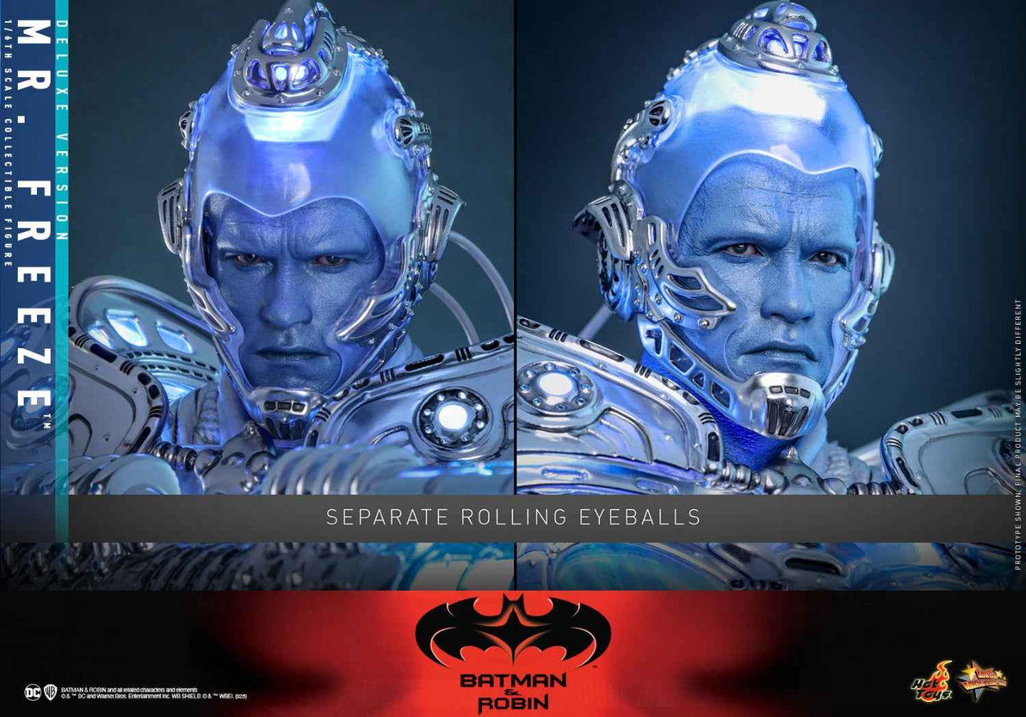 DC Comics ~ Hot Toys ~ "Batman and Robin" Mr. Freeze Regular Edition MMS799 & Deluxe Edition MMS800 ~ Licensed Action Figure - Santoryu Resins Collectors