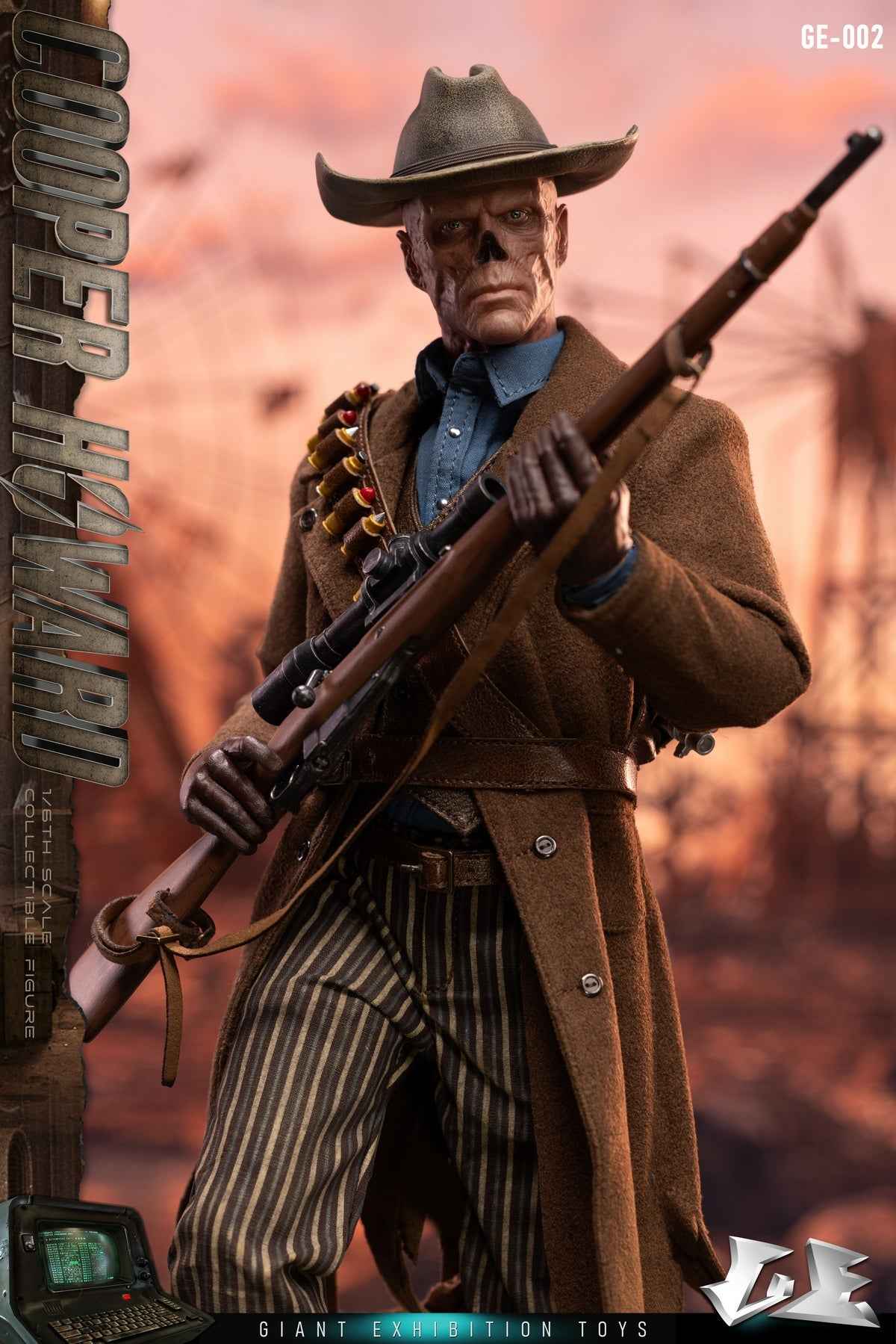 Fallout Giant Exhibition Toys The Ghoul Cooper Howard GE-002 Licensed Action Figure - Santoryu Resins Collectors