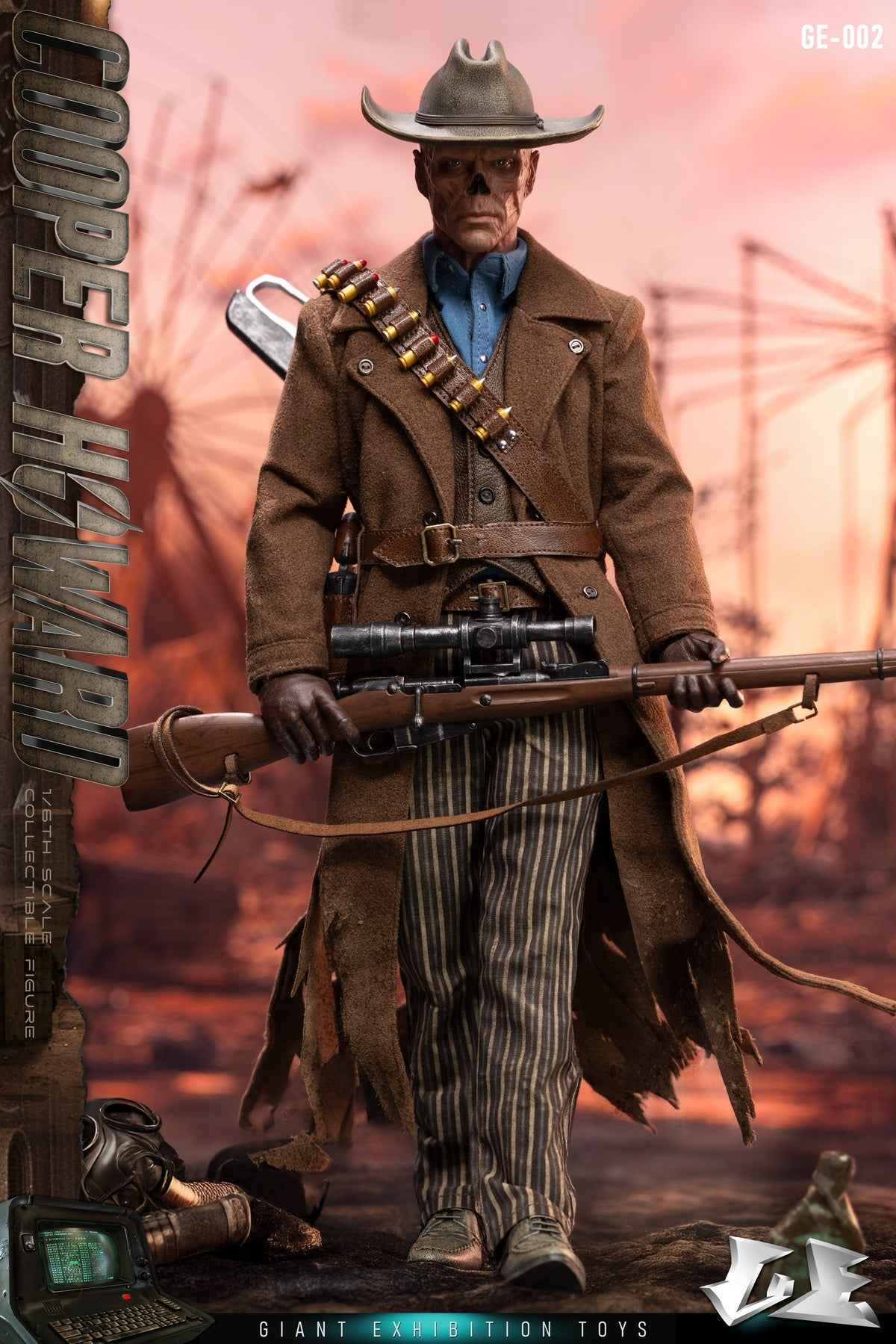Fallout Giant Exhibition Toys The Ghoul Cooper Howard GE-002 Licensed Action Figure - Santoryu Resins Collectors