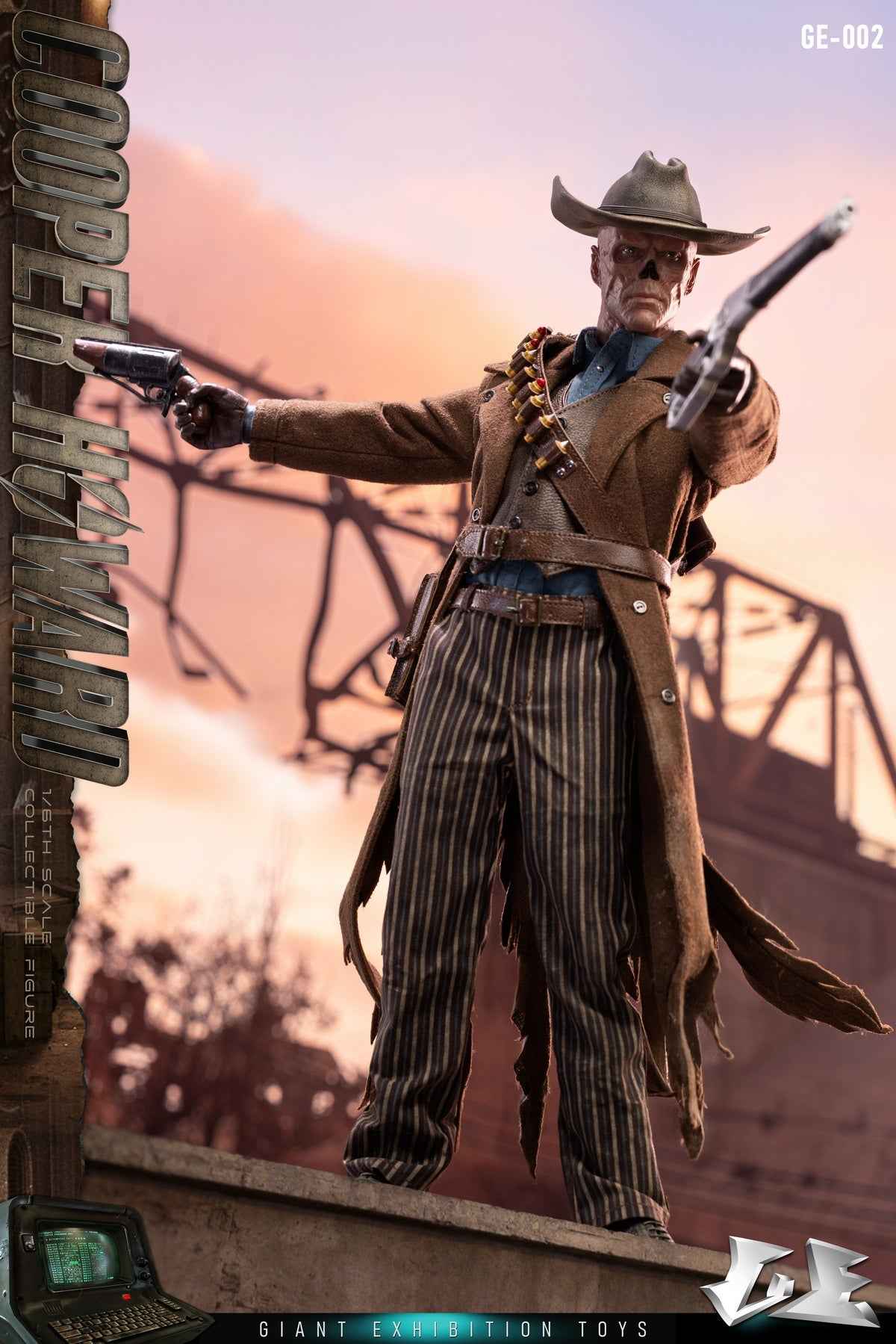 Fallout Giant Exhibition Toys The Ghoul Cooper Howard GE-002 Licensed Action Figure - Santoryu Resins Collectors