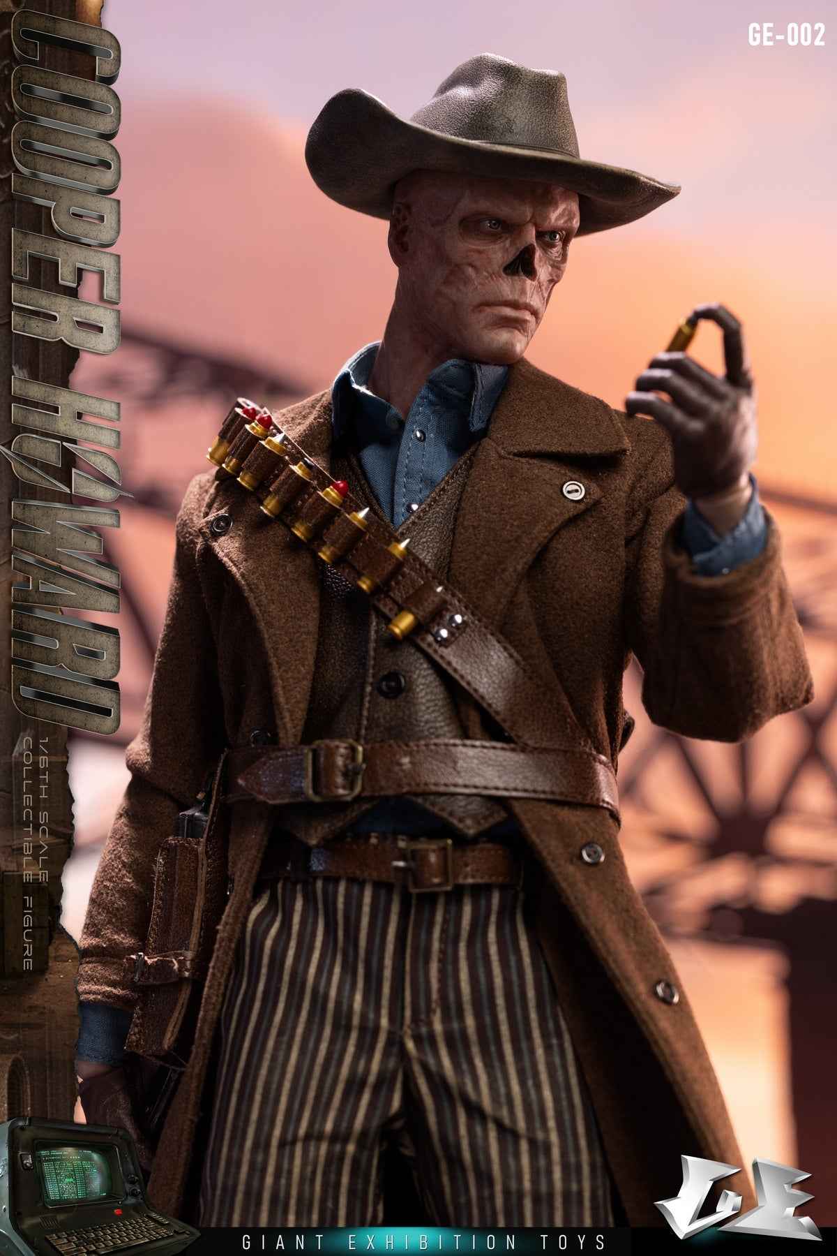 Fallout Giant Exhibition Toys The Ghoul Cooper Howard GE-002 Licensed Action Figure - Santoryu Resins Collectors