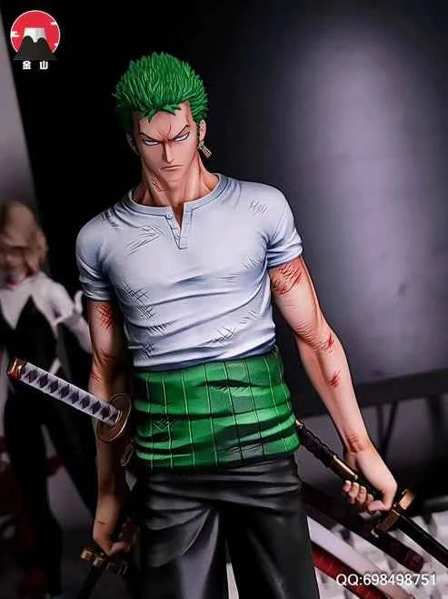 One Piece ~ Jinshan Studio ~ Thriller Bark Ver. Roronoa Zoro ~ Resin Statue - Santoryu Resins Collectors