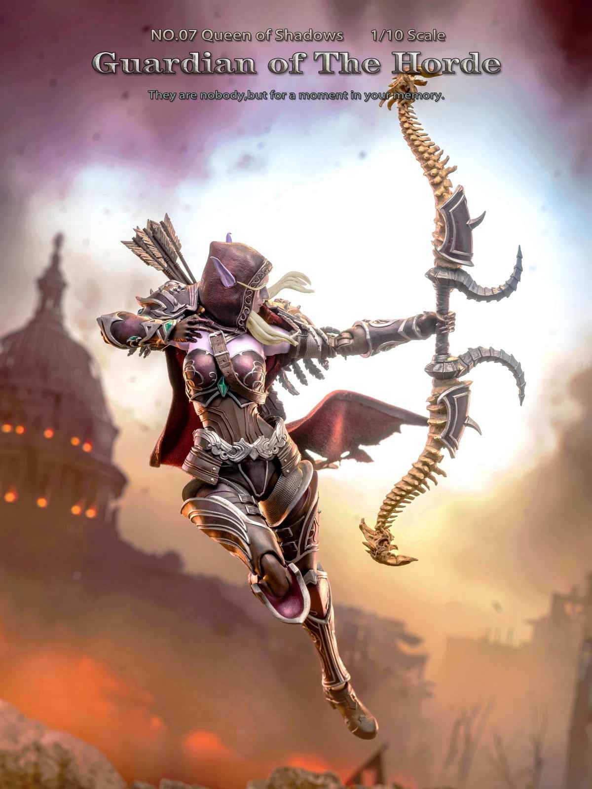 World of Warcraft ~ Grey Knight Studio ~ Queen of Shadows Sylvanas Windrunner ~ Action Figure - Santoryu Resins Collectors