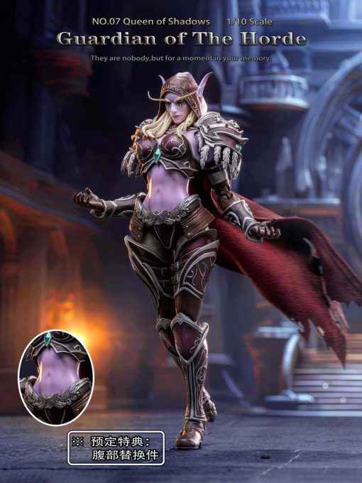 World of Warcraft ~ Grey Knight Studio ~ Queen of Shadows Sylvanas Windrunner ~ Action Figure - Santoryu Resins Collectors