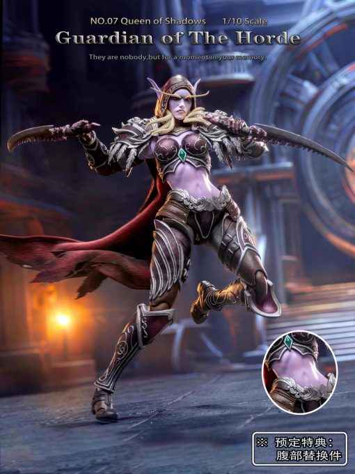 World of Warcraft ~ Grey Knight Studio ~ Queen of Shadows Sylvanas Windrunner ~ Action Figure - Santoryu Resins Collectors