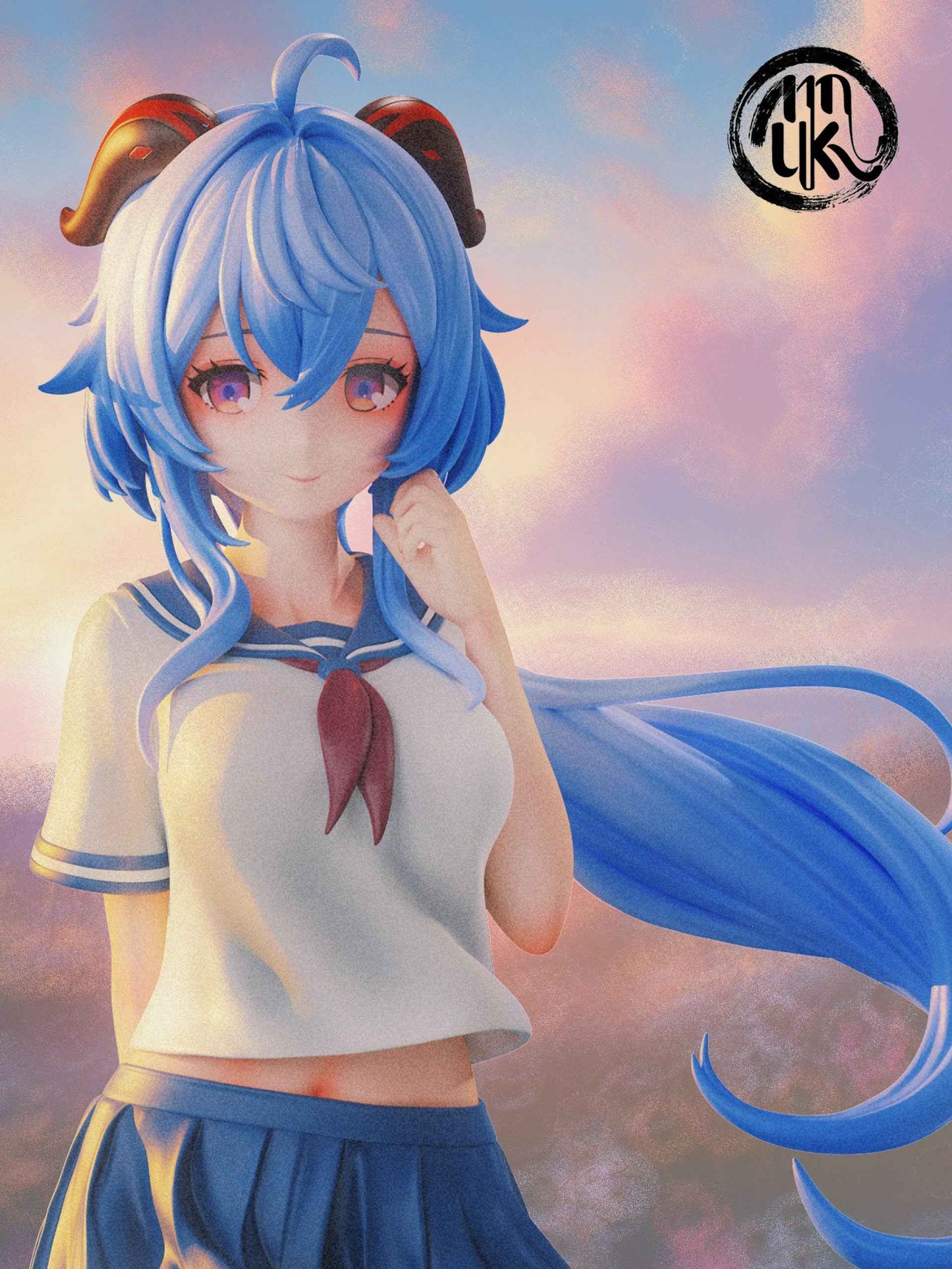 Genshin Impact ~ MoKu Studio ~ Ganyu ~ Resin Statue - Santoryu Resins Collectors