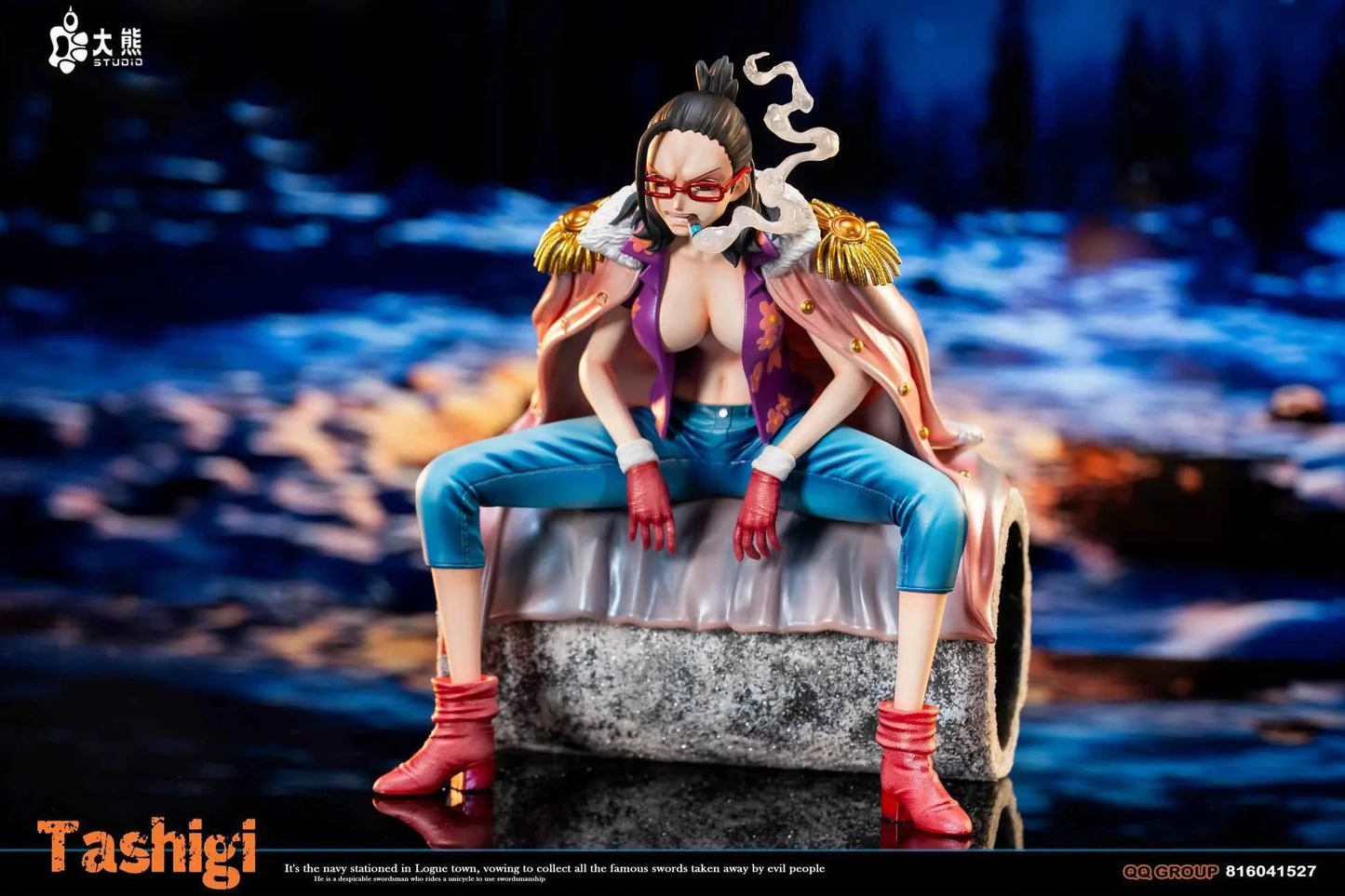One Piece DX Studio Tashigi Resin Statue - Santoryu Resins Collectors