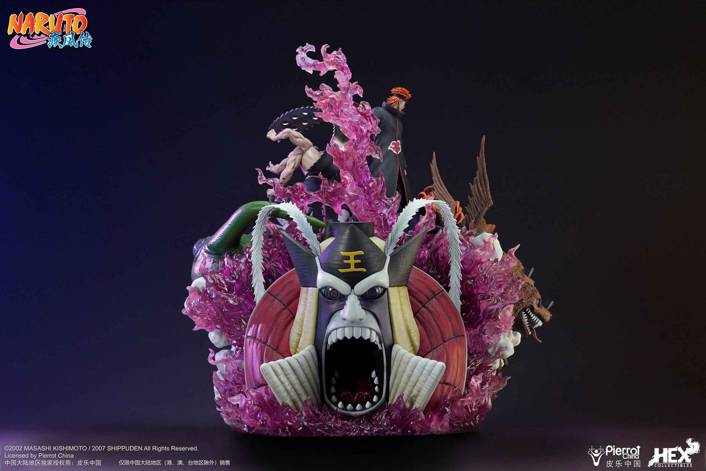 Naruto Shippuden ~ HEX Collectibles Studio ~ Naruto Diorama Statue "The Six Paths Of Pain" ~ Licensed Resin Statue - Santoryu Resins Collectors