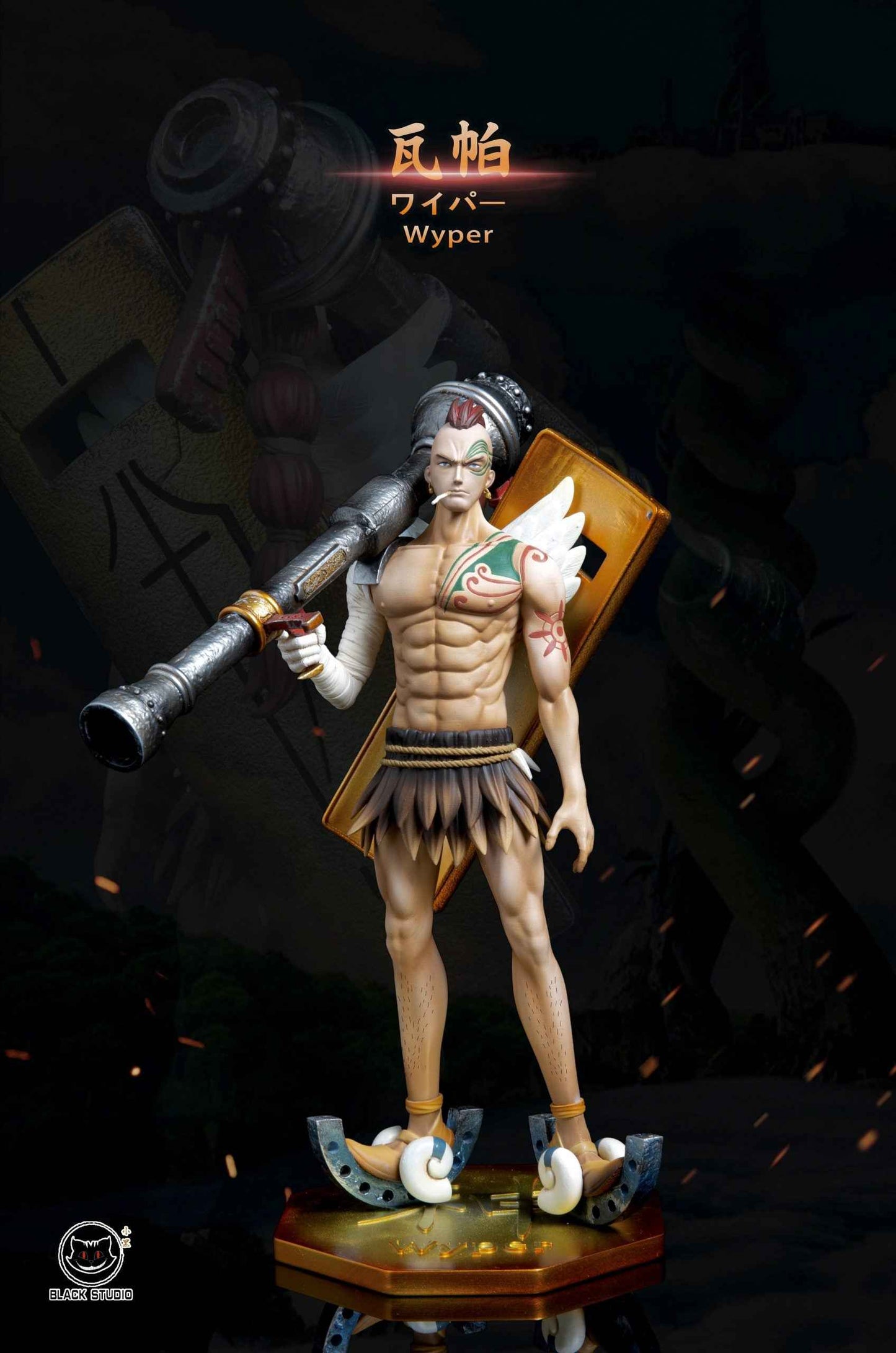 One Piece ~ Black Studio ~ Wyper ~ GK Resin Statue - Santoryu Resins Collectors
