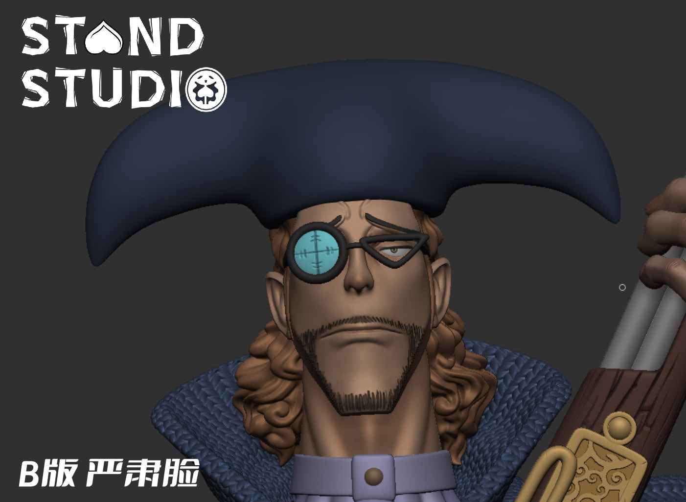 One Piece ~ Stand Studio ~ Van Augur "Van Auger" ~ Resin Statue - Santoryu Resins Collectors
