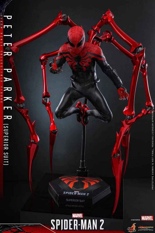Marvel ~ Hot Toys ~ Spider-Man 2 Peter Parker (Ultimate Suit)~ Licensed Action Figure - Santoryu Resins Collectors
