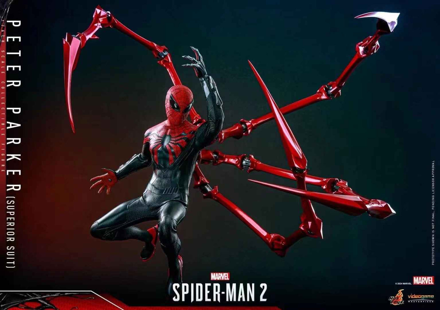 Marvel ~ Hot Toys ~ Spider-Man 2 Peter Parker (Ultimate Suit)~ Licensed Action Figure - Santoryu Resins Collectors