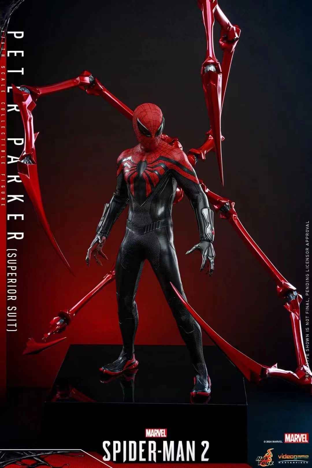 Marvel ~ Hot Toys ~ Spider-Man 2 Peter Parker (Ultimate Suit)~ Licensed Action Figure - Santoryu Resins Collectors