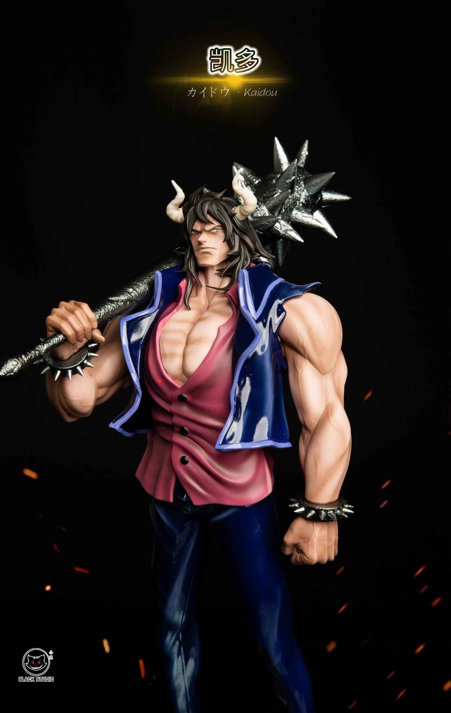 One Piece ~ Black Studio ~ Young Kaidou~ Resin Statue - Santoryu Resins Collectors