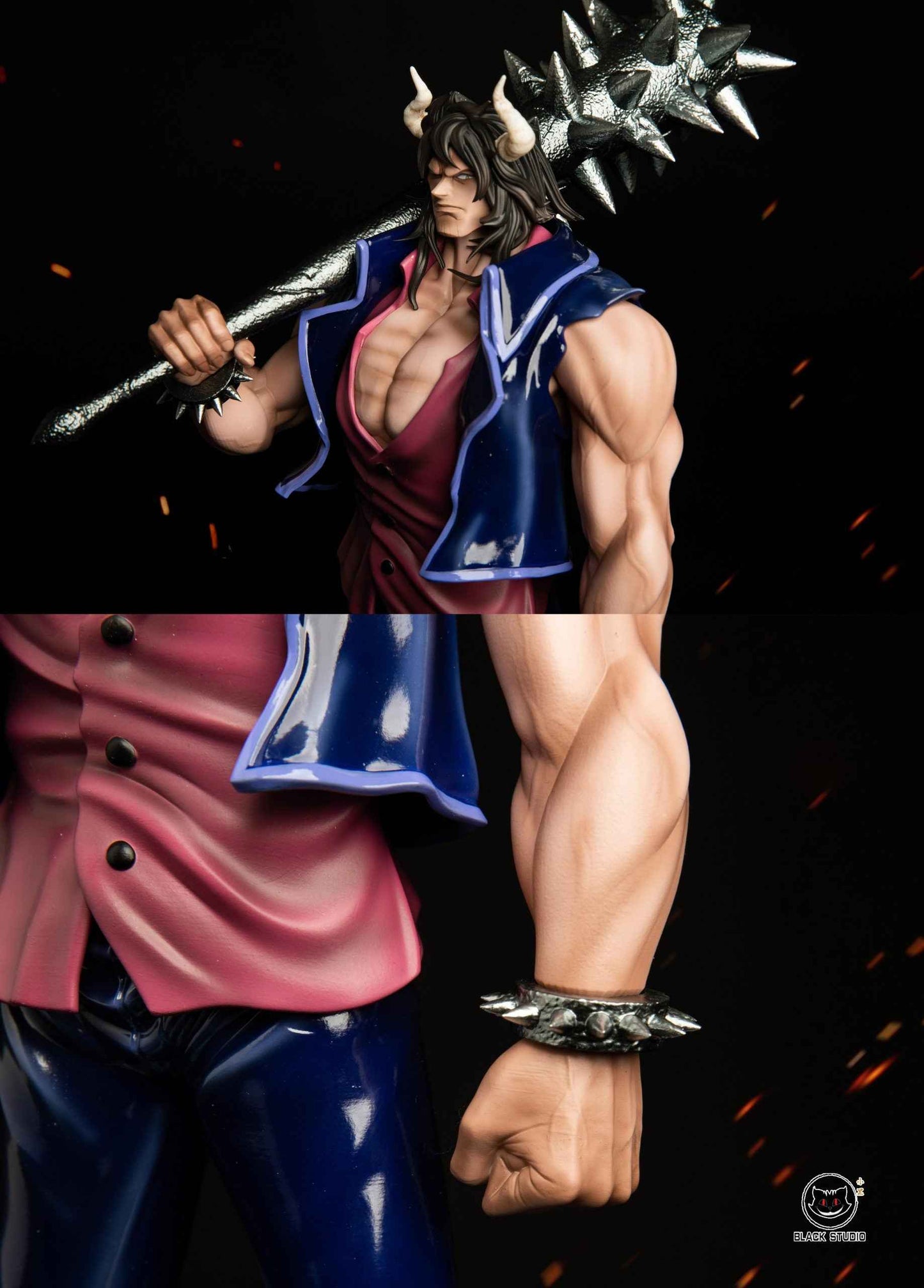 One Piece ~ Black Studio ~ Young Kaidou~ Resin Statue - Santoryu Resins Collectors