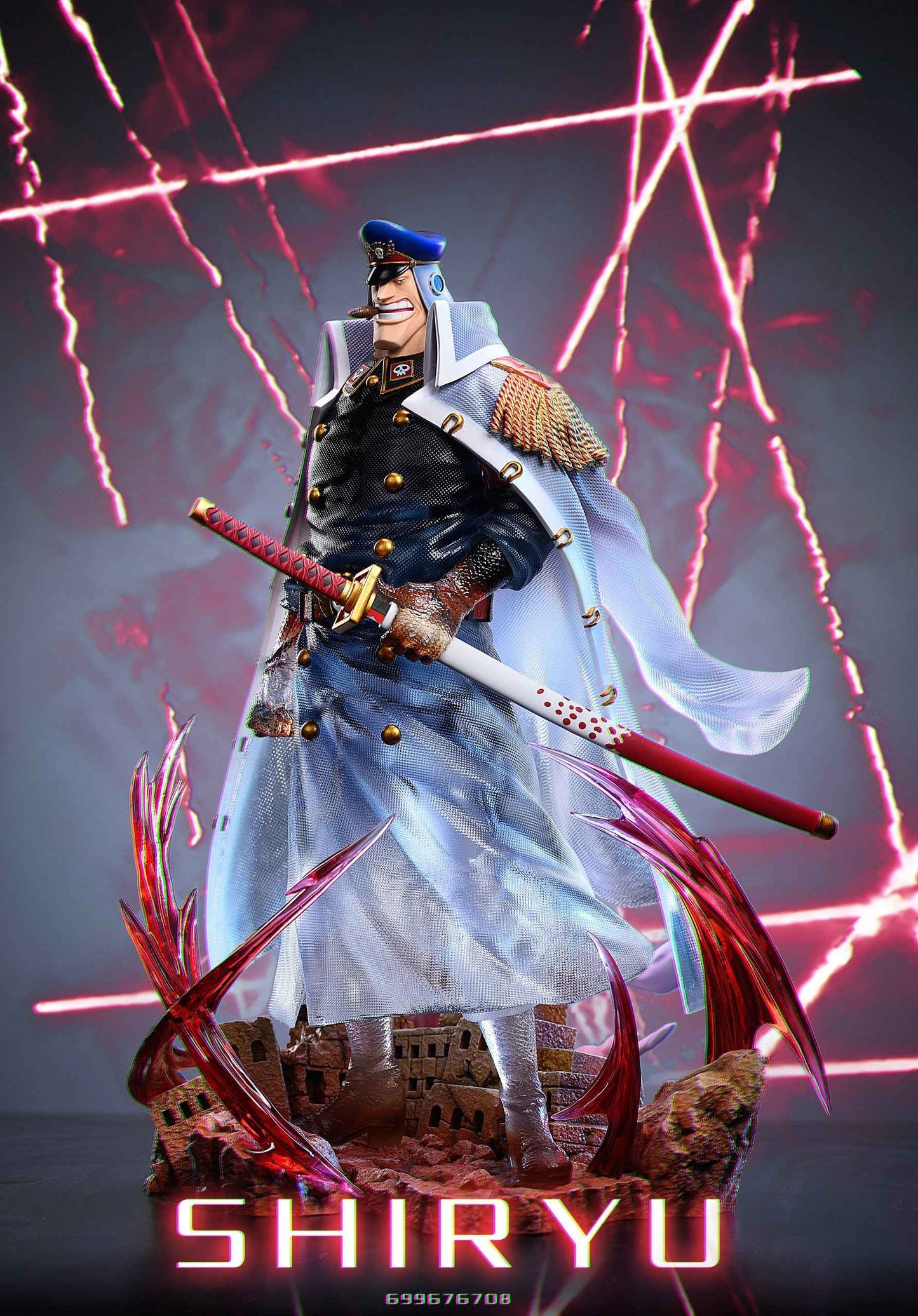One Piece ~ LX Studio ~ Shiryu ~ Resin Statue - Santoryu Resins Collectors