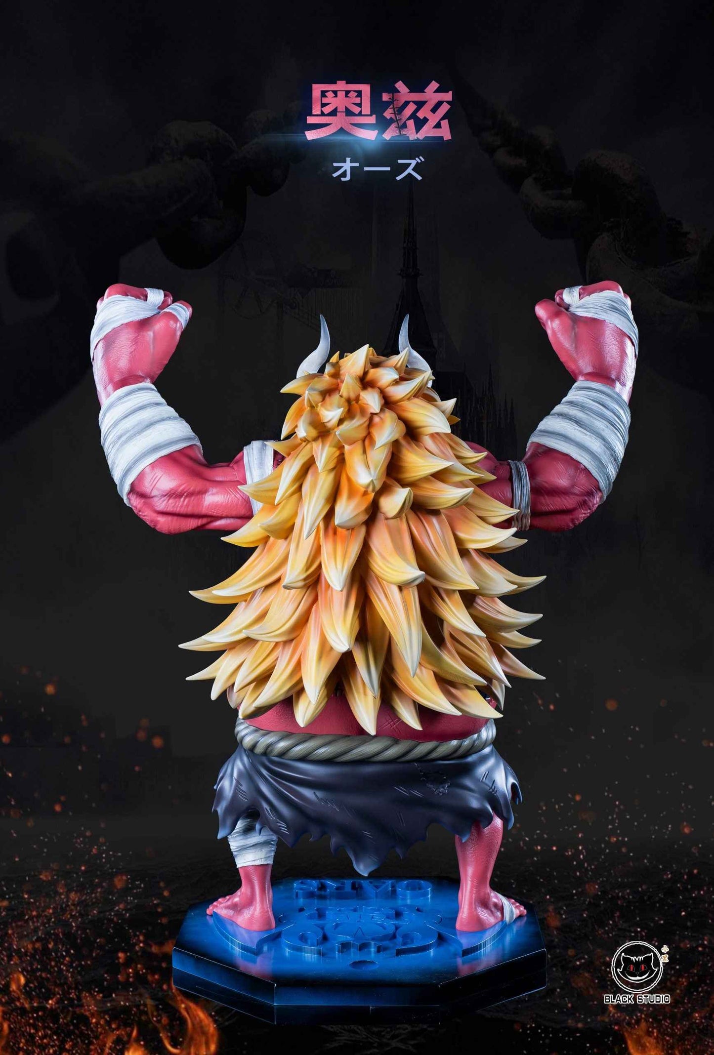 One Piece Black Studio Majin Oars Resin Statue - Santoryu Resins Collectors