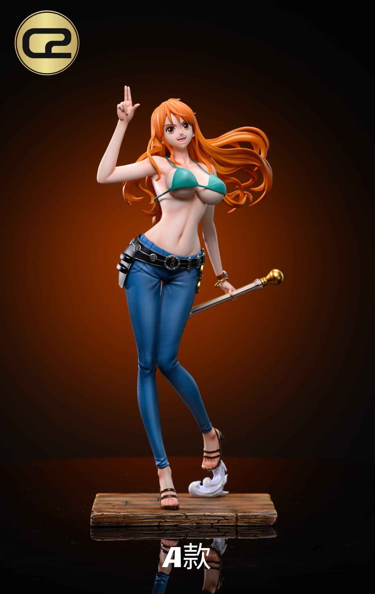 One Piece ~ C2 Studio ~ Nami ~ GK Resin Statue - Santoryu Resins Collectors