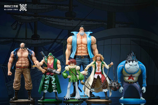 One Piece ~ New Century Studio ~ Haruta x Kuriel x Rakuyo x Namur x Blenheim x Fossa ~ Resin Statue - Santoryu Resins Collectors